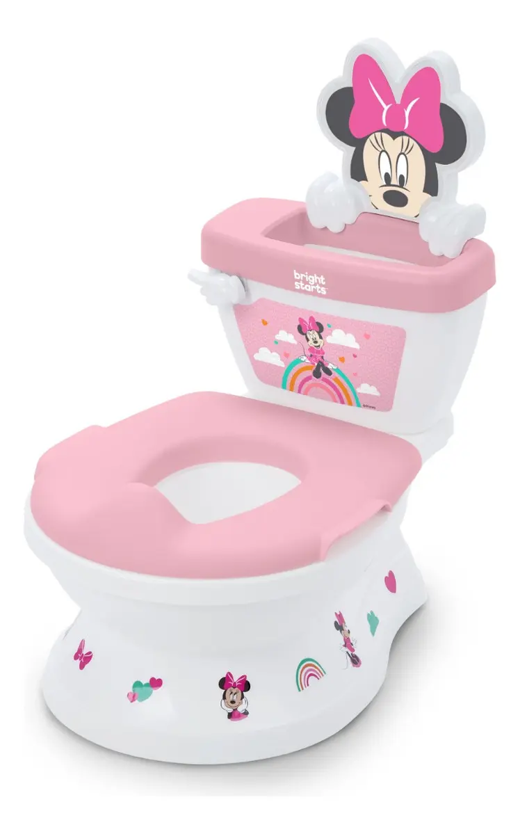 Bright Starts Baño Entrenador Minnie Mouse Con Sonido