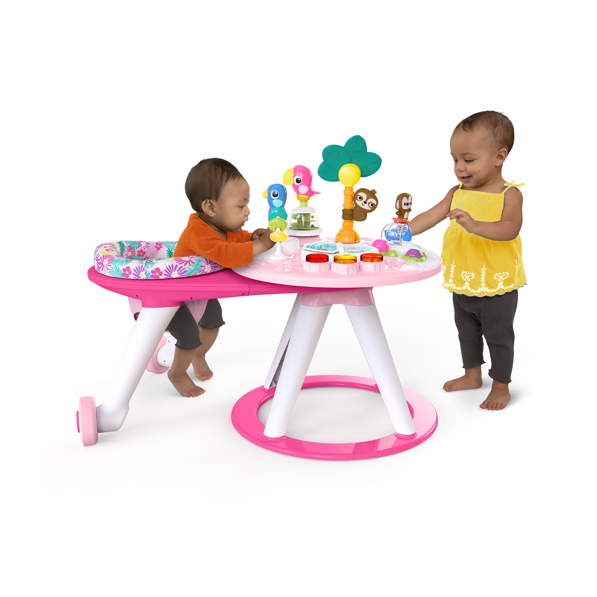 Bright Starts - Around We Go - Centro de actividades y mesa rosa