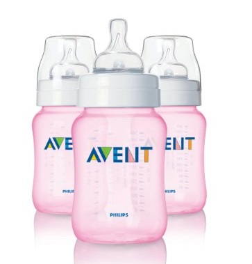 Philips Avent Biberones Mamilas Niña Rosa Pack 3 DE 9OZ