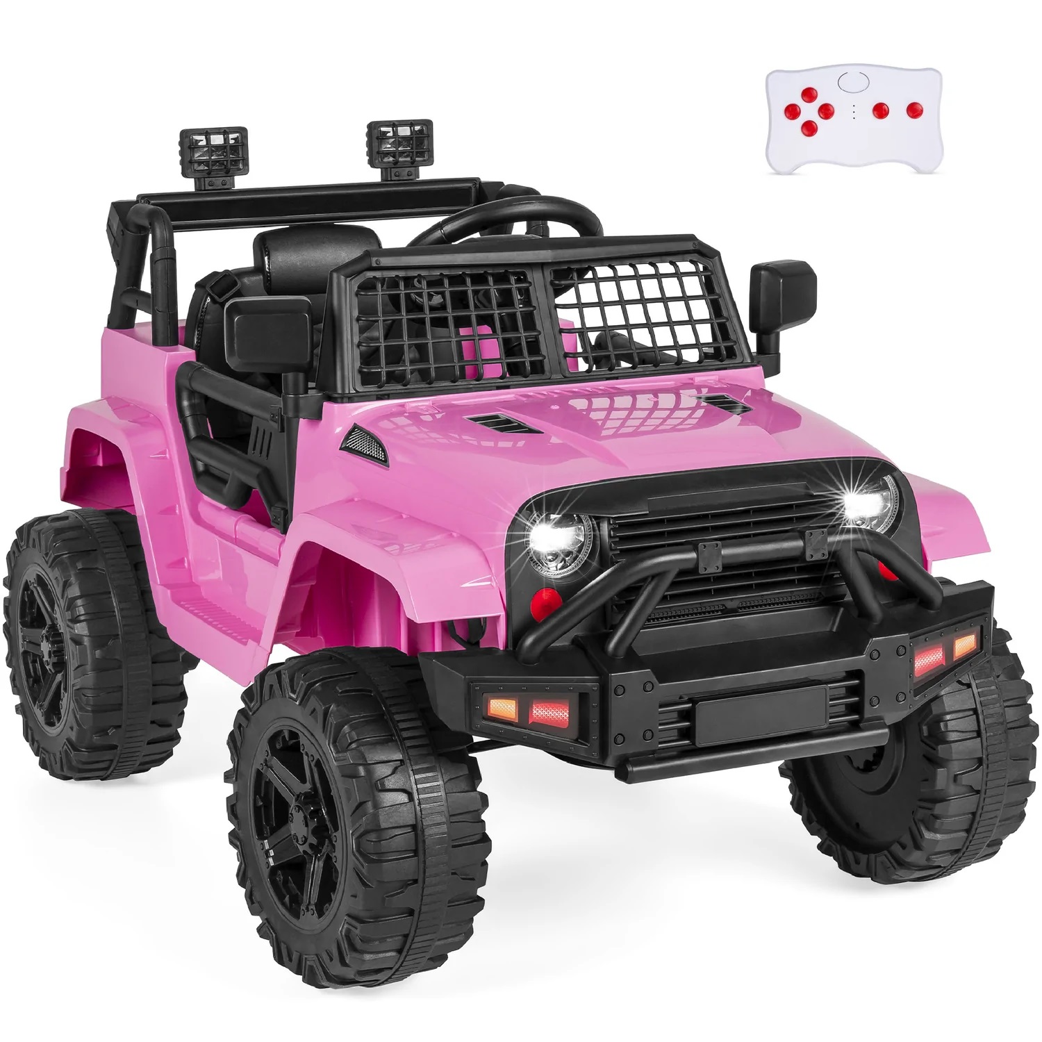 Montable Jeep 12v Control Remoto Rosa 3-5 Años Envio Gratis