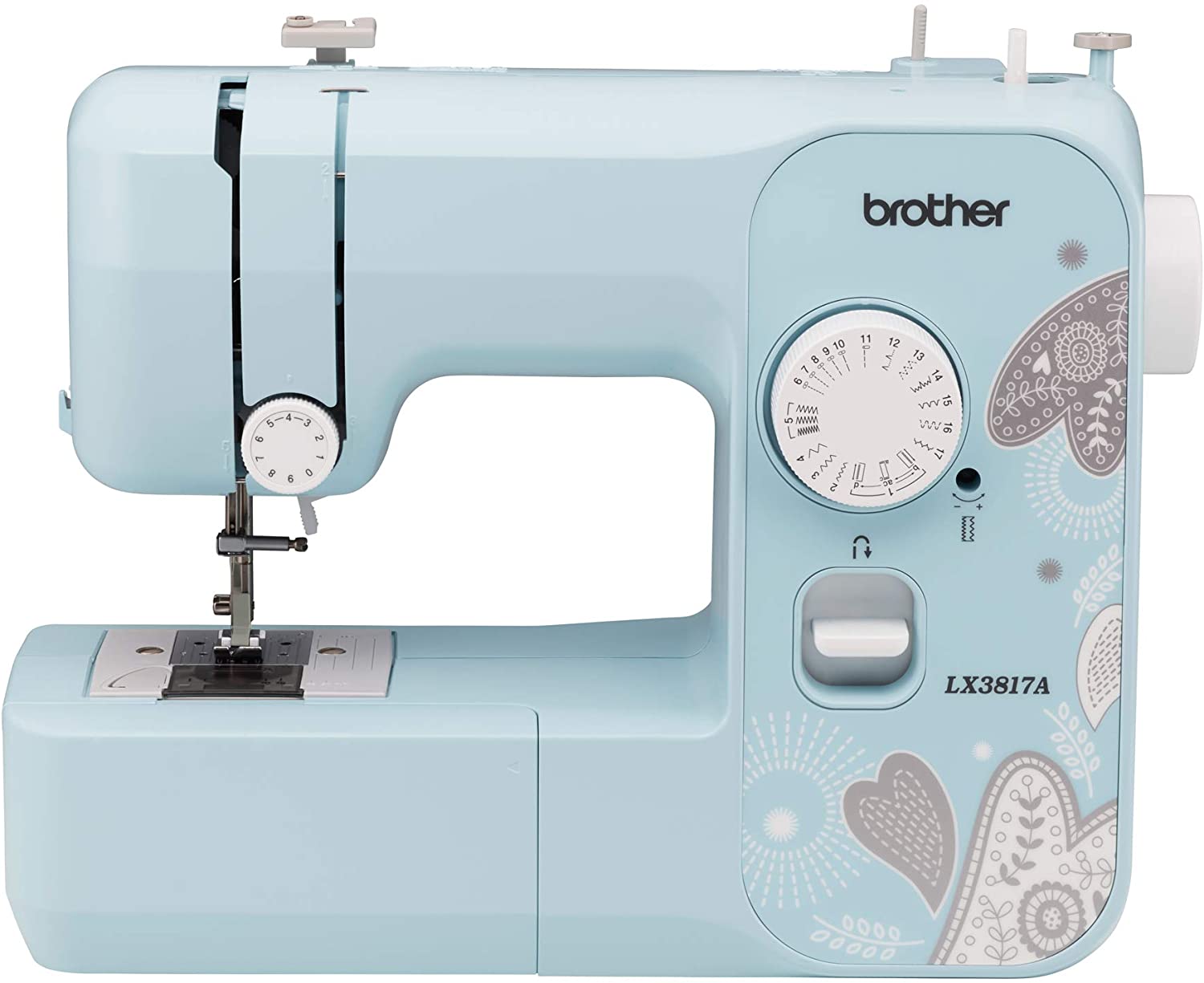 Máquina de coser recta Brother portable color azul aqua