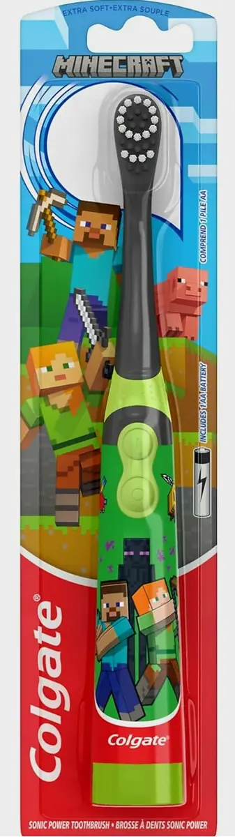Minecraft Cepillo Eléctrico Para Niños Extra Suave Color Multicolor