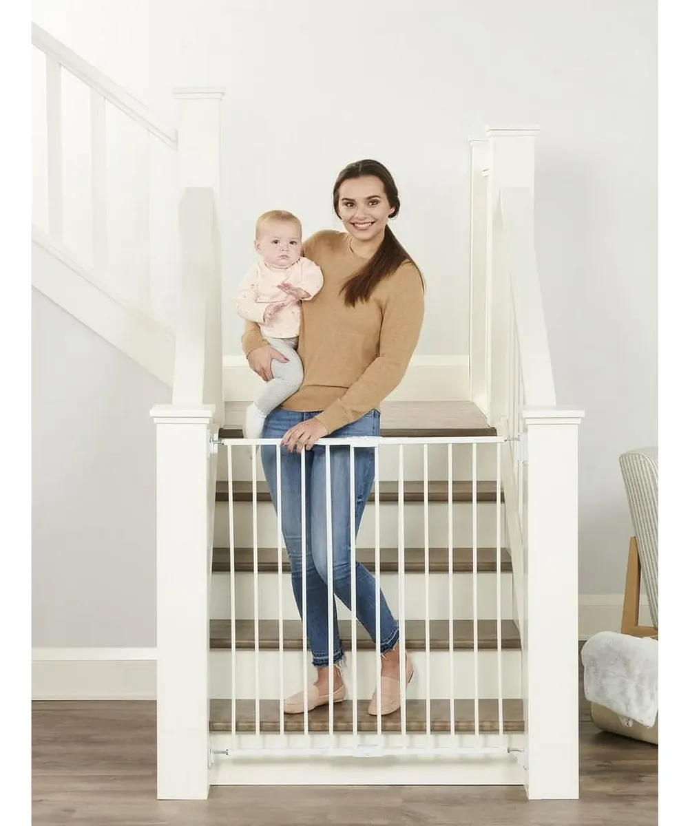 Reja Seguridad Extra Alta Escalera Pasillo 61-102cm Blanco