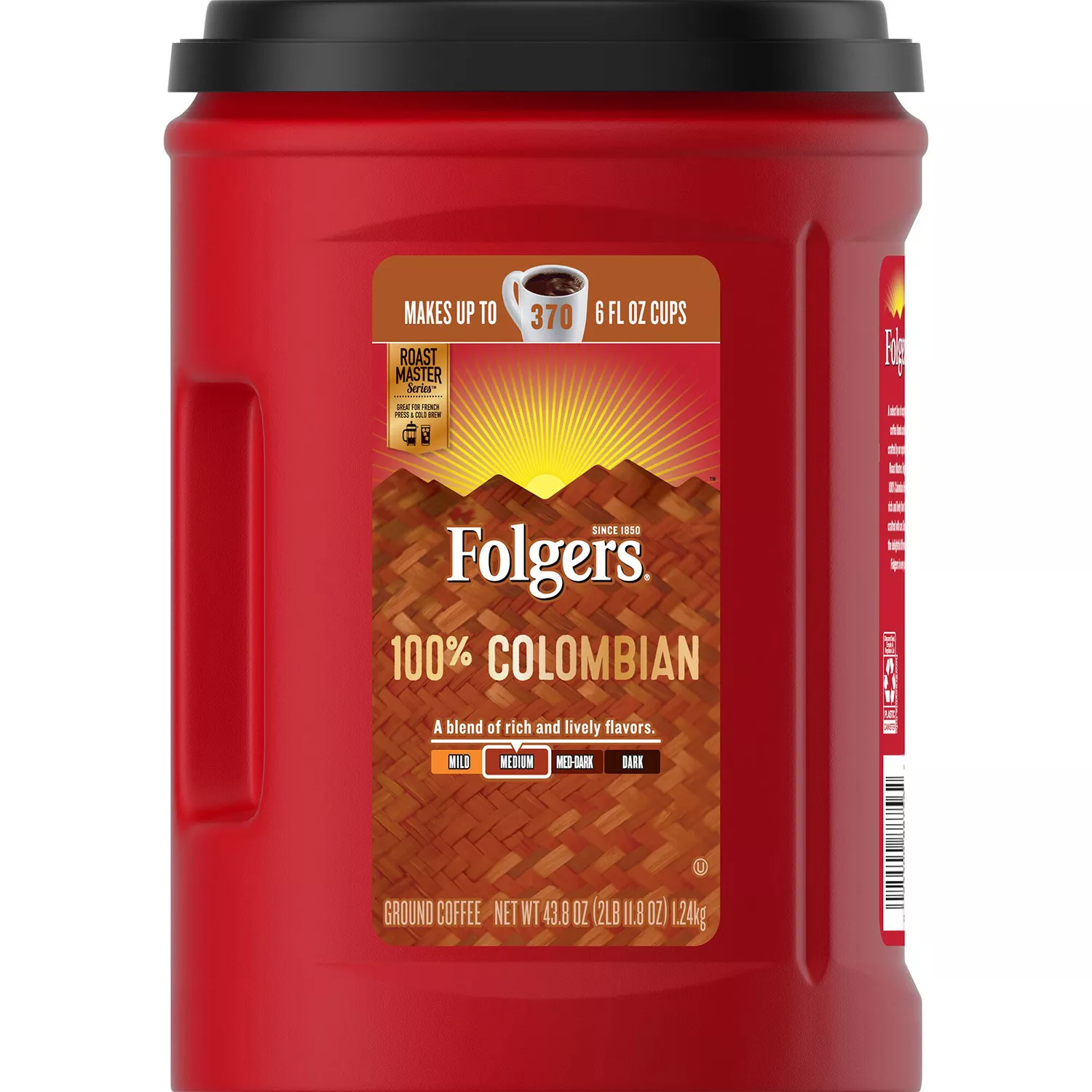 Cafe Colombiano Folgers Molido 100% Café Arabica, 1.14kg