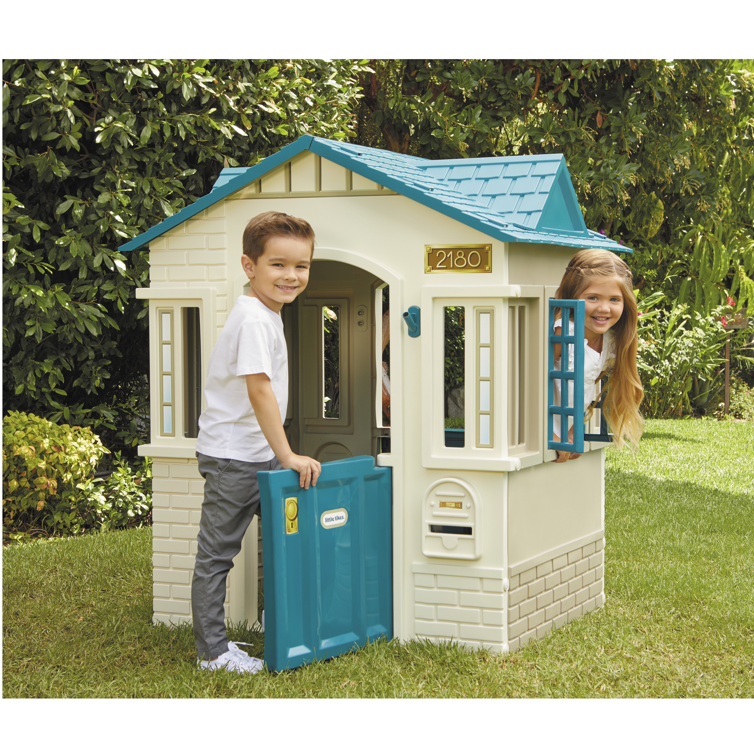Casa De Juego Jardin Patio Little Tikes Azul