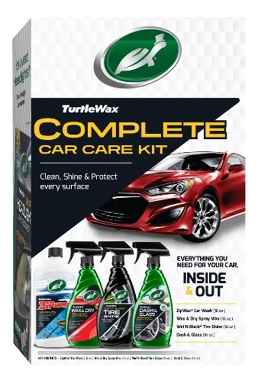 Turtle Wax Complete Car Care 4pz Kit Mas Reciente Americano
