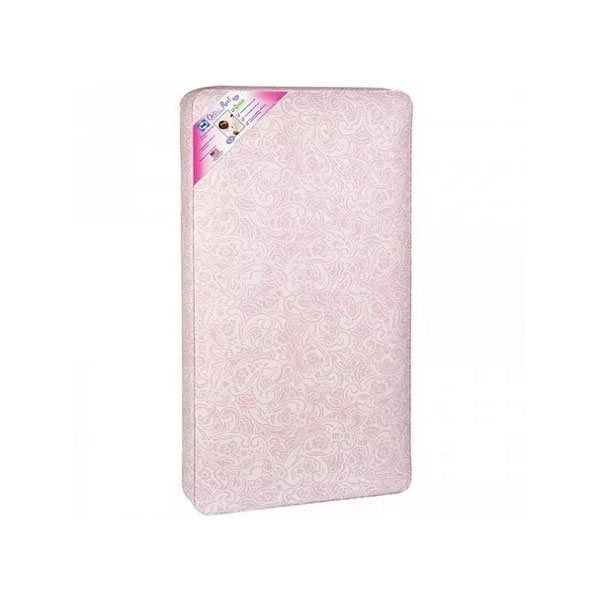 Colchon Para Cuna Sealy Ortho Rest Rosa Con Resortes