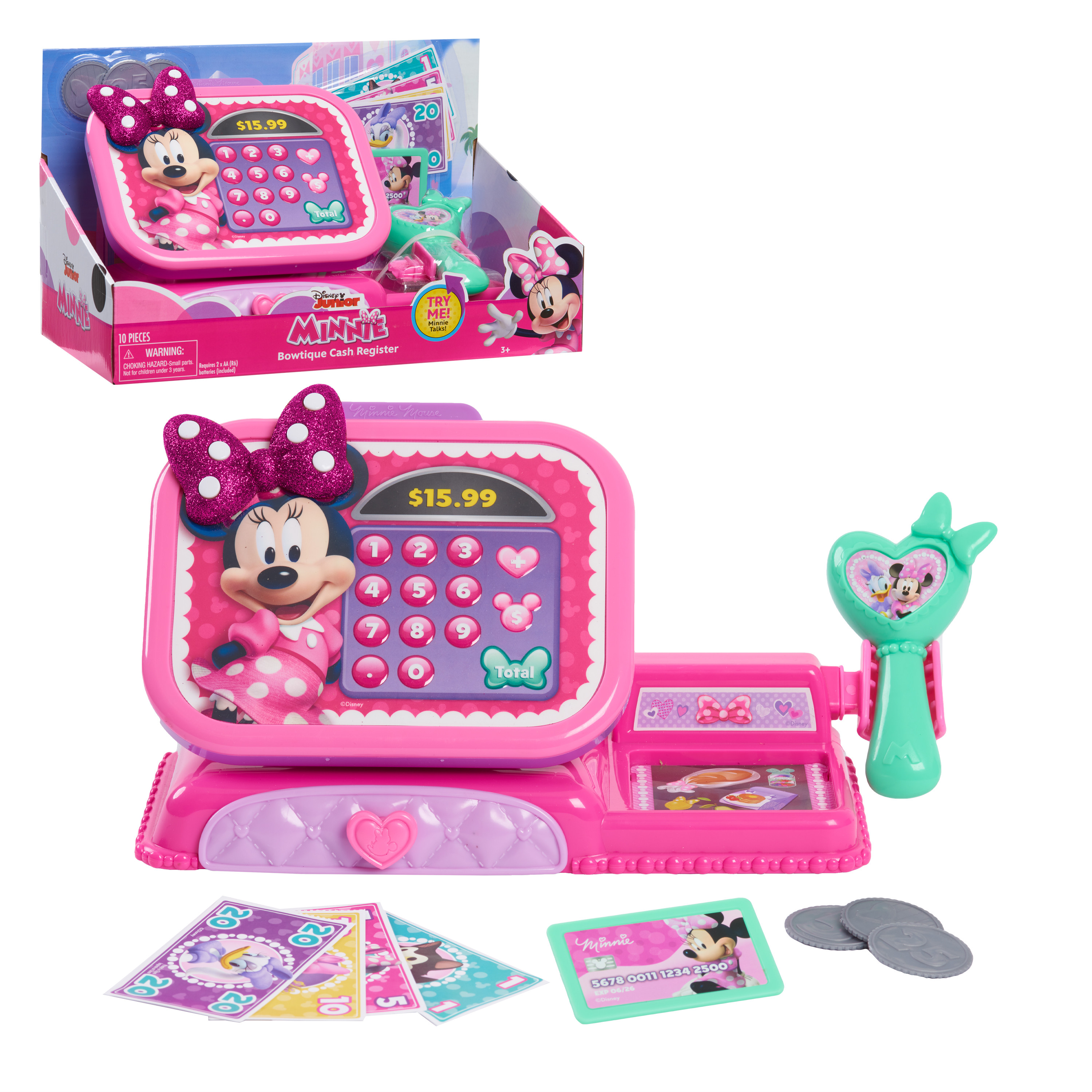 Caja Registradora Juguete Minnie Mouse