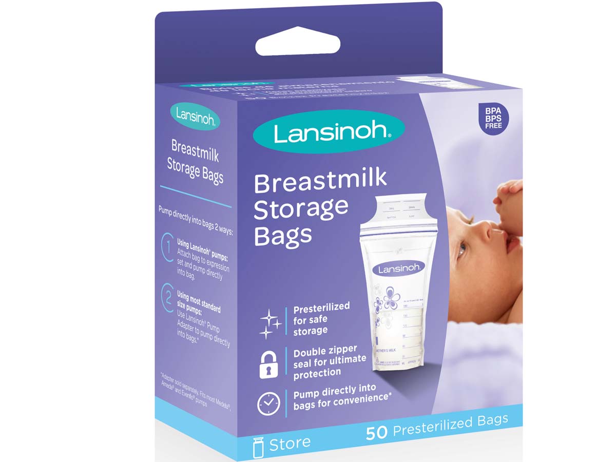 50 Bolsas Almacenar Leche Materna Lansinoh