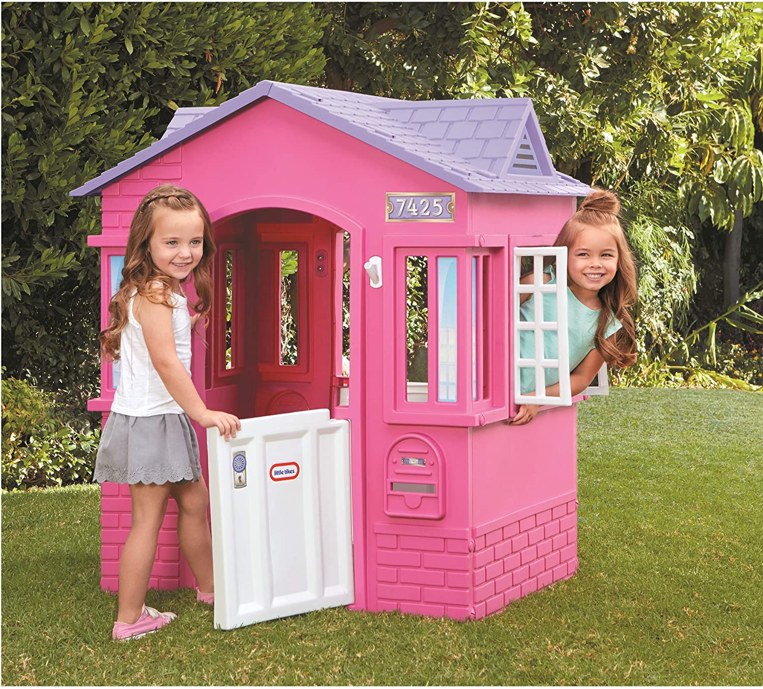 Casa De Juego Jardin Patio Little Tikes Rosa