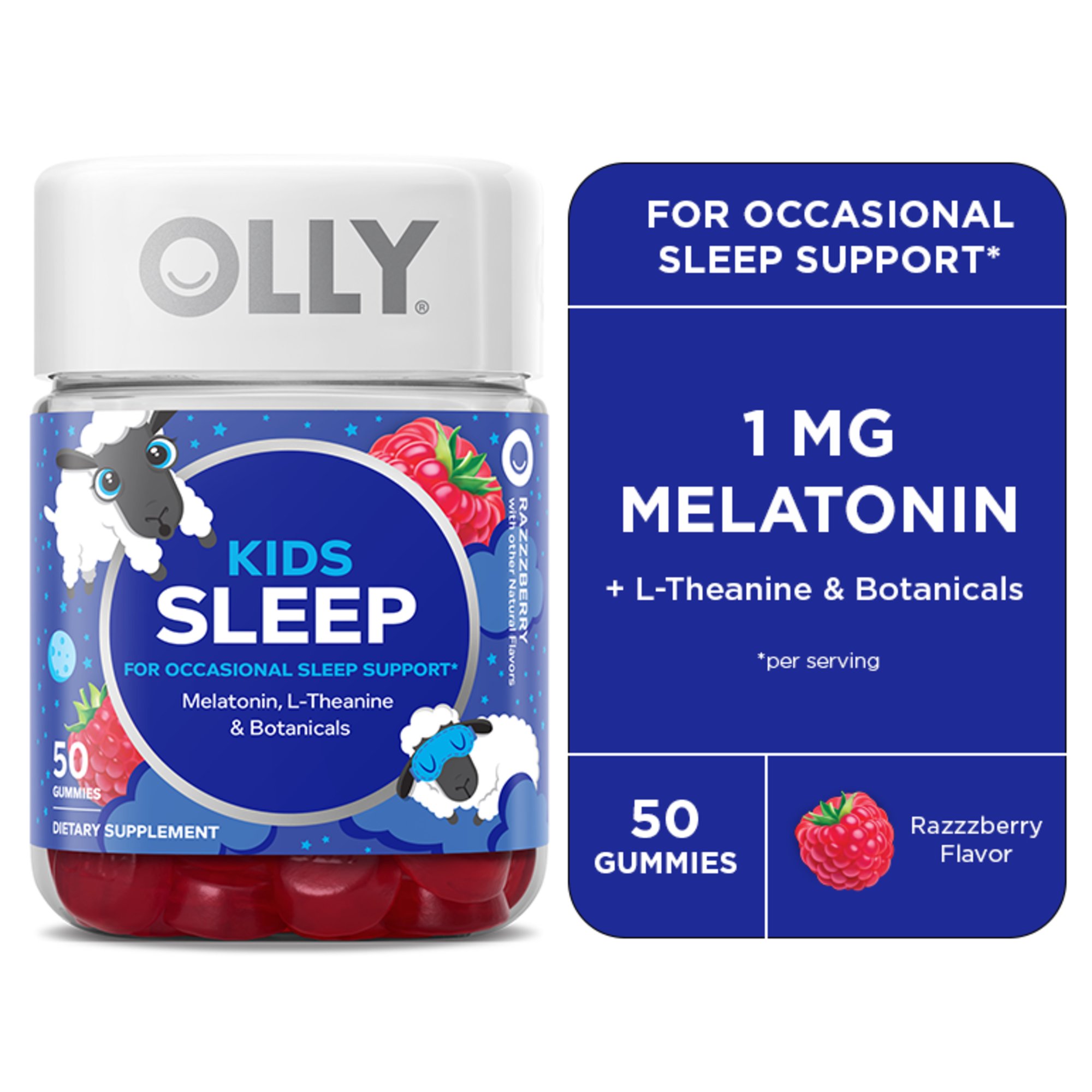Olly Sleep Kids Niños Gomitas para dormir