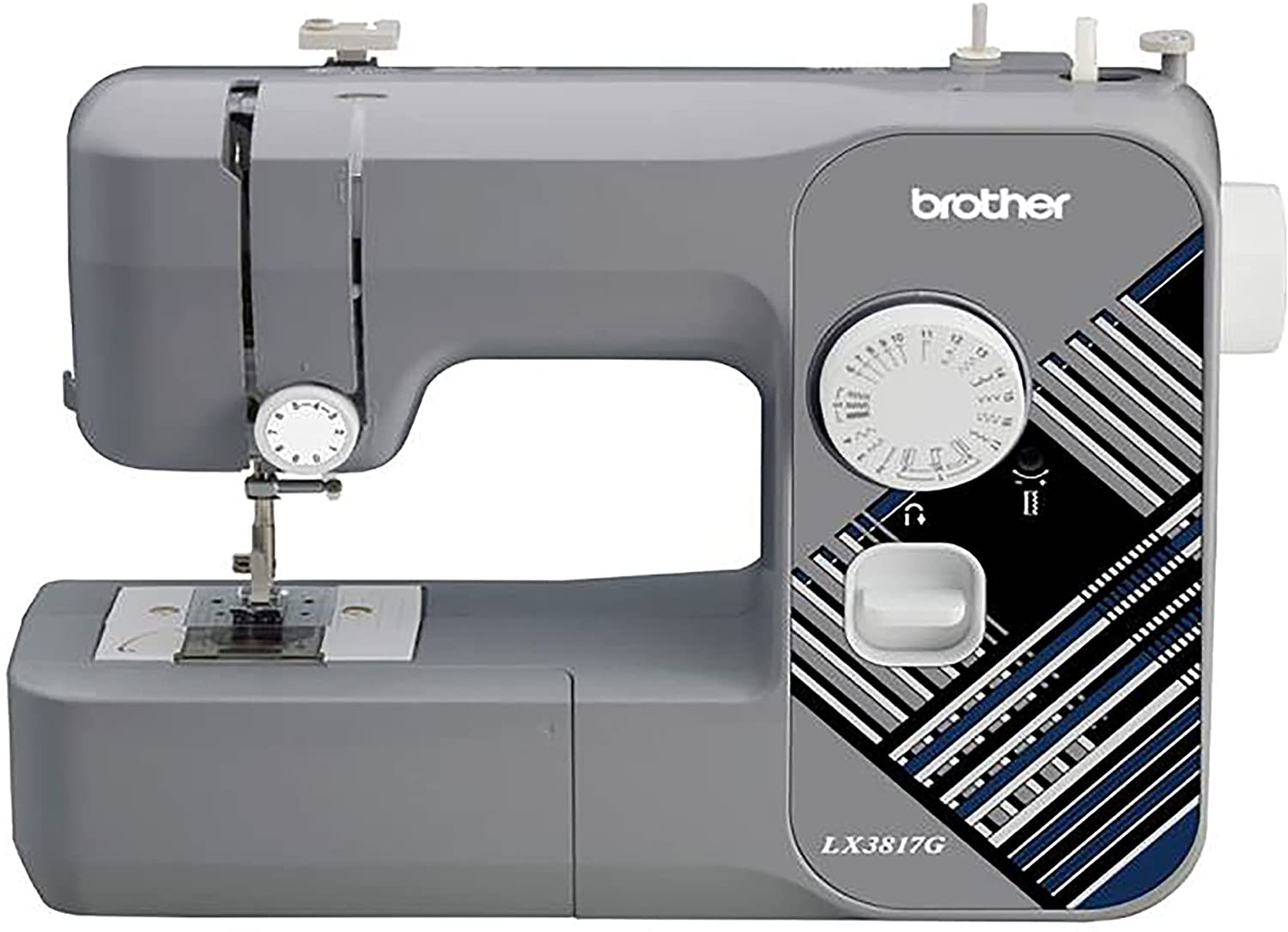 Máquina de coser recta Brother portable color gris