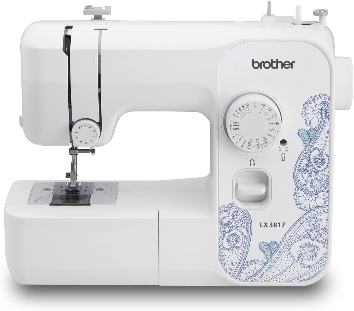 Máquina de coser recta Brother portable color blanco