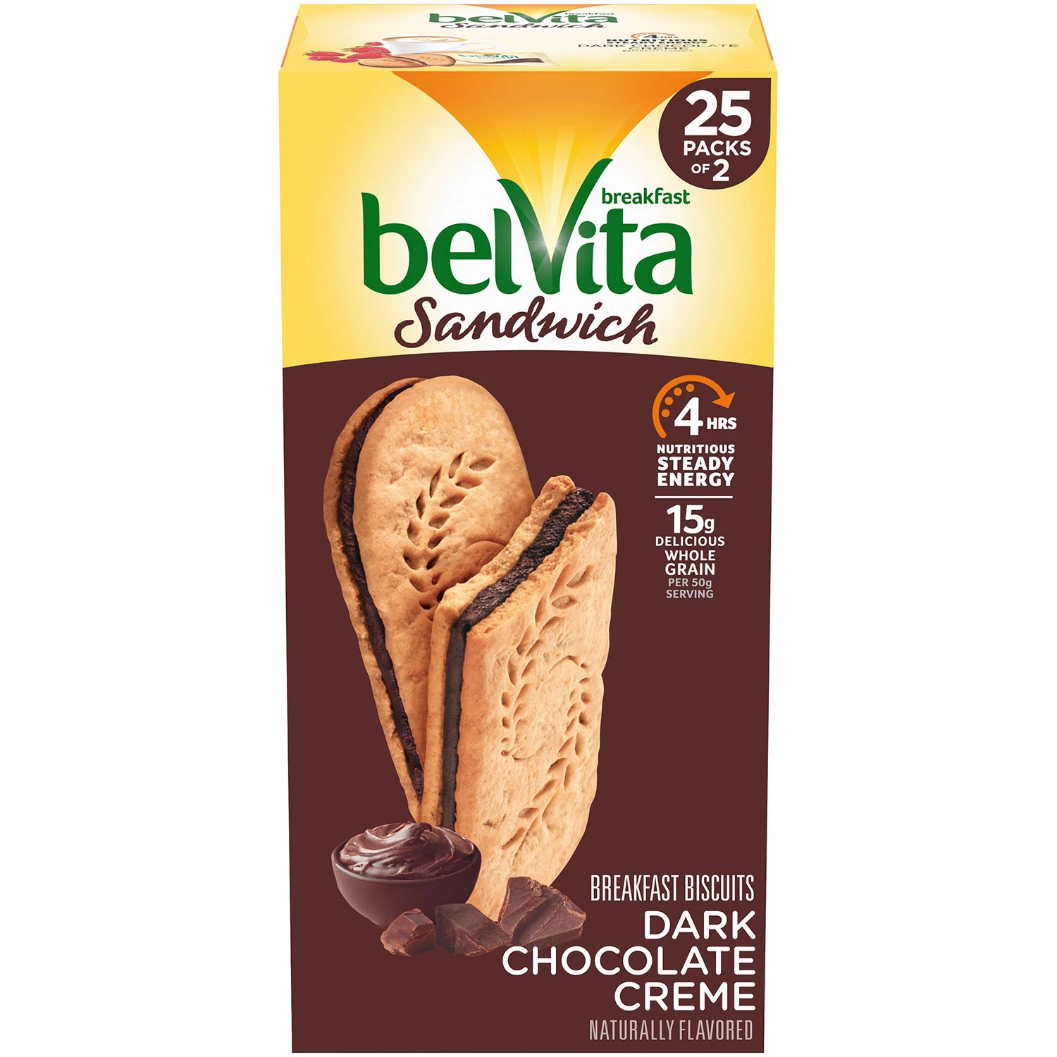 Galleta Sandwich biscuits Belvita Chocolate 25 pack