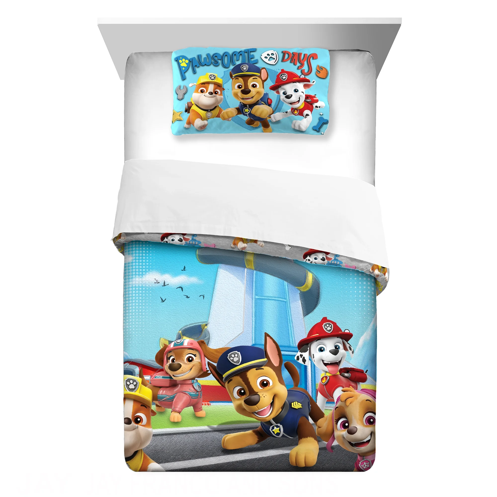 Edredon Paw Patrol Reversible tamaño Individual y Matrimonial 2pz