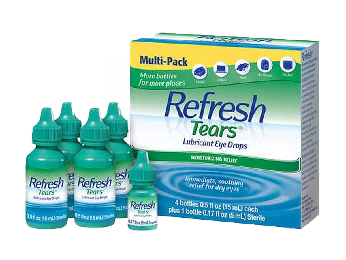 Refresh Tears Gotas Lubricantes Ojos 4 Botes 15ml Y 1 De 5ml