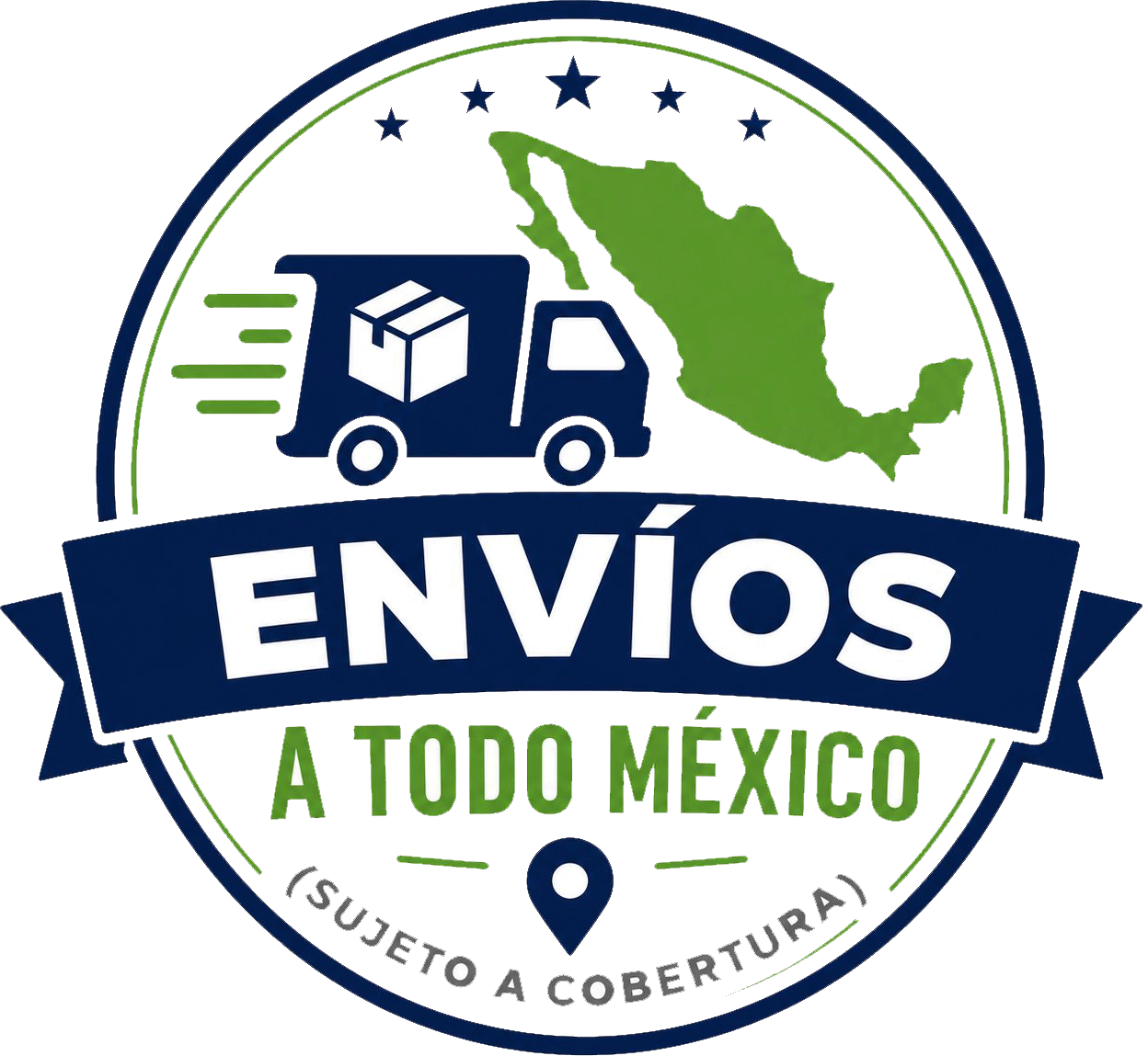 Envíos a todo México sujeto a cobertura