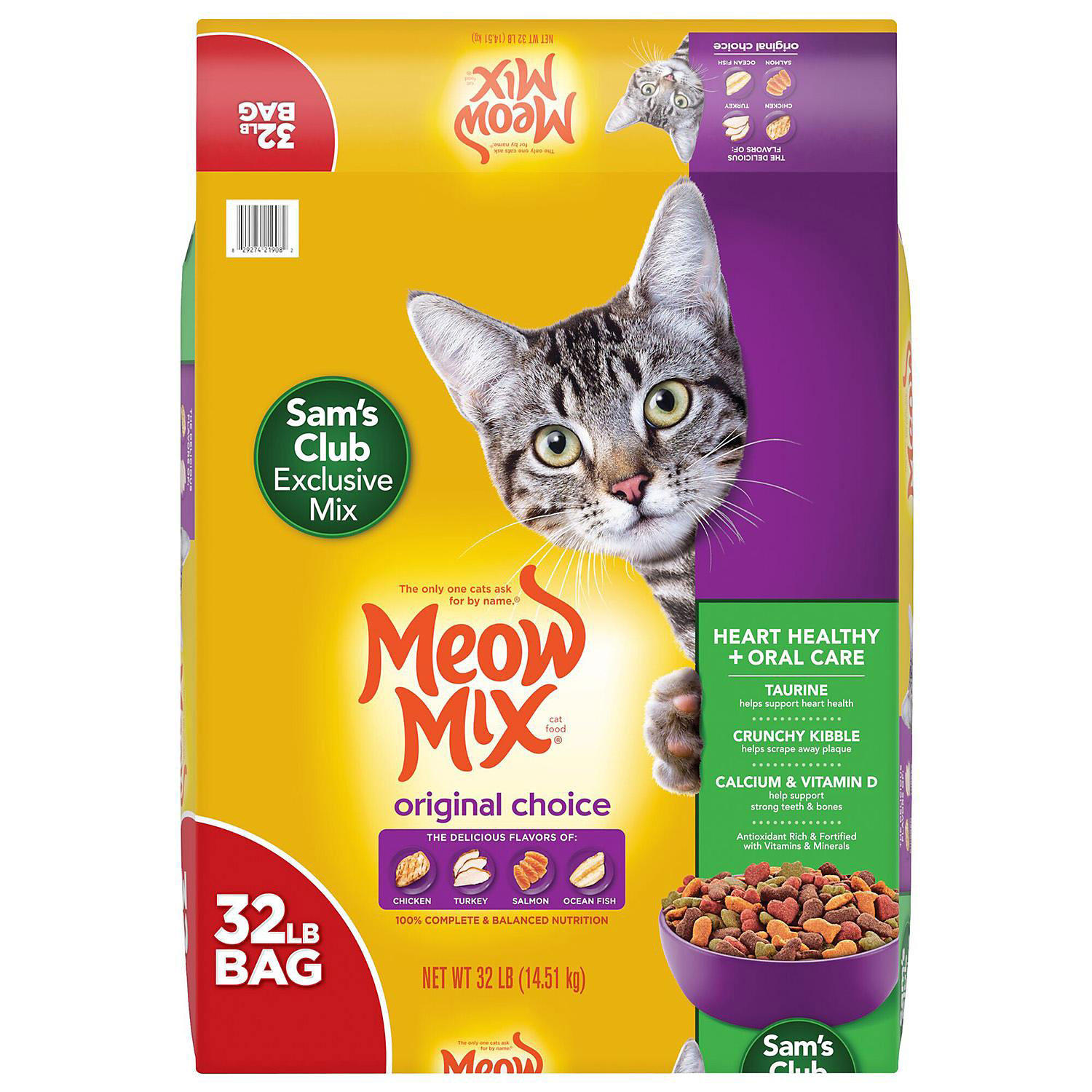 Comida Para Gato Meow Mix Original 14.5kg Americano