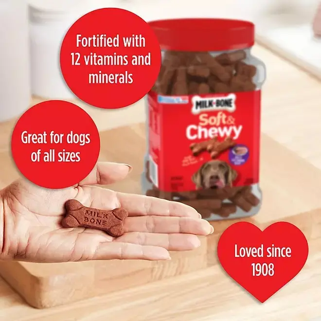 Milk bone soft chewy carne mignon 37 oz 1.05kg