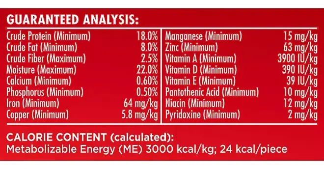 Milk bone soft chewy carne mignon 37 oz 1.05kg