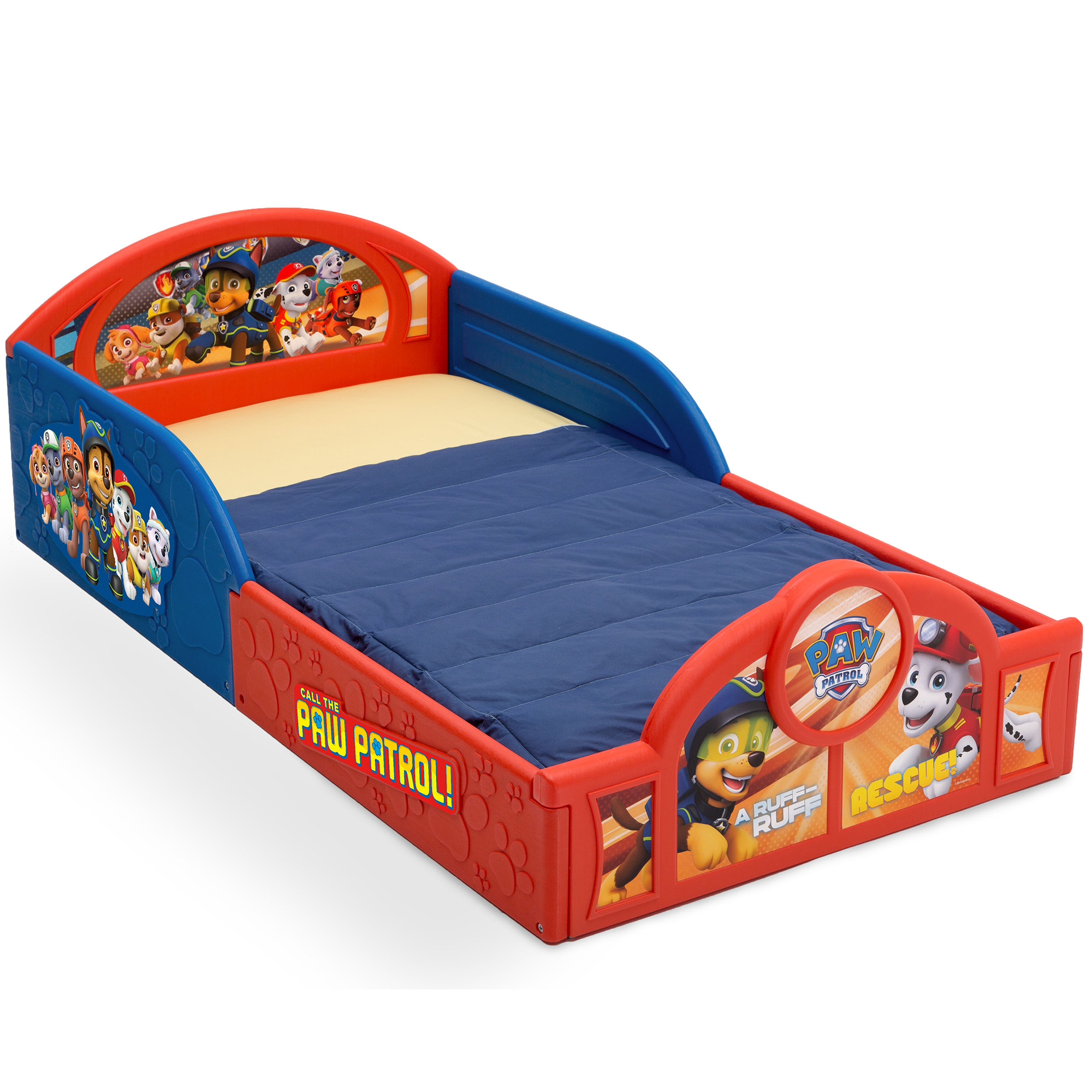 Cama Infantil Toddler Paw Patrol 2 en 1 Dormir Jugar