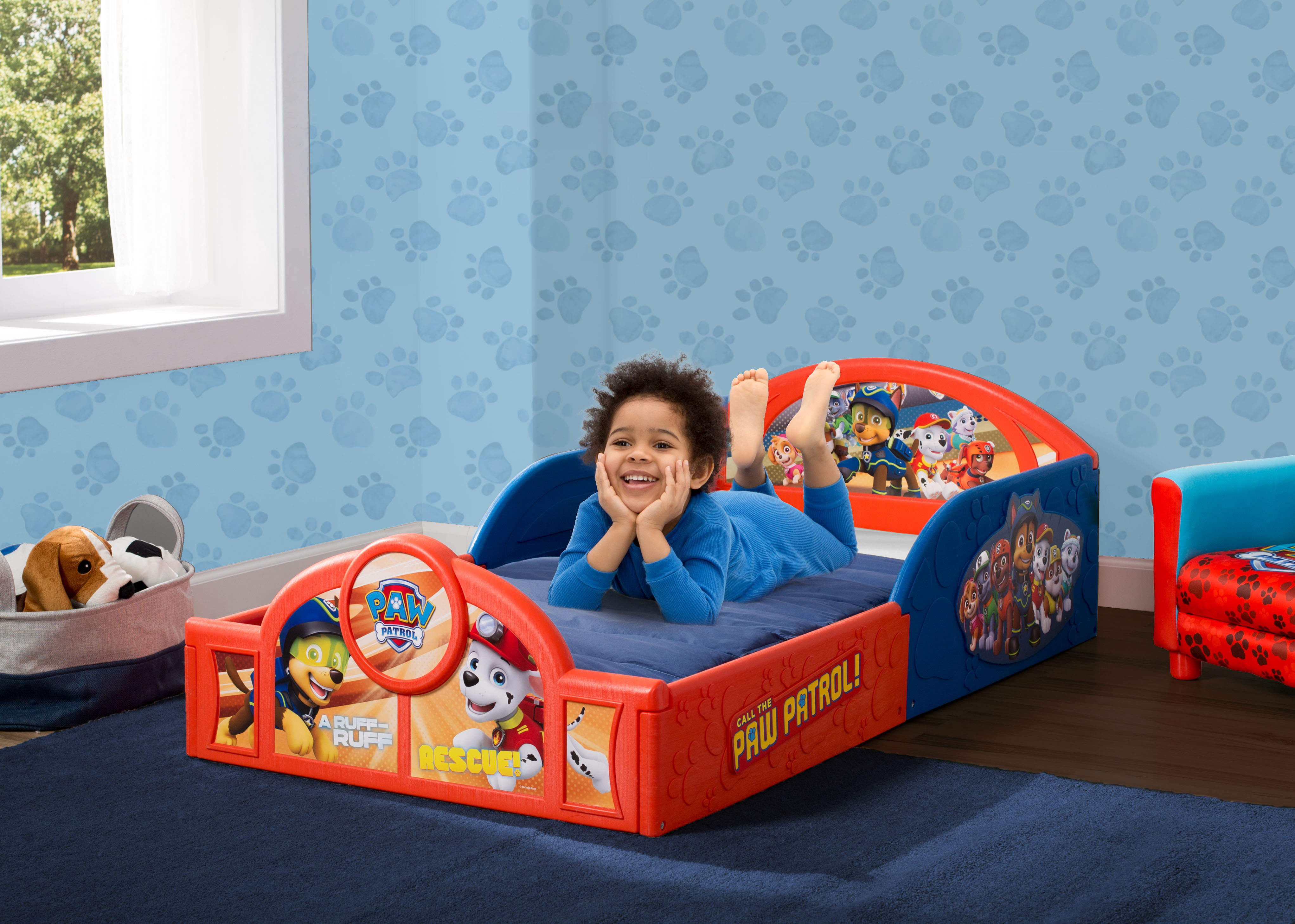 Cama Infantil Toddler Paw Patrol 2 en 1 Dormir Jugar