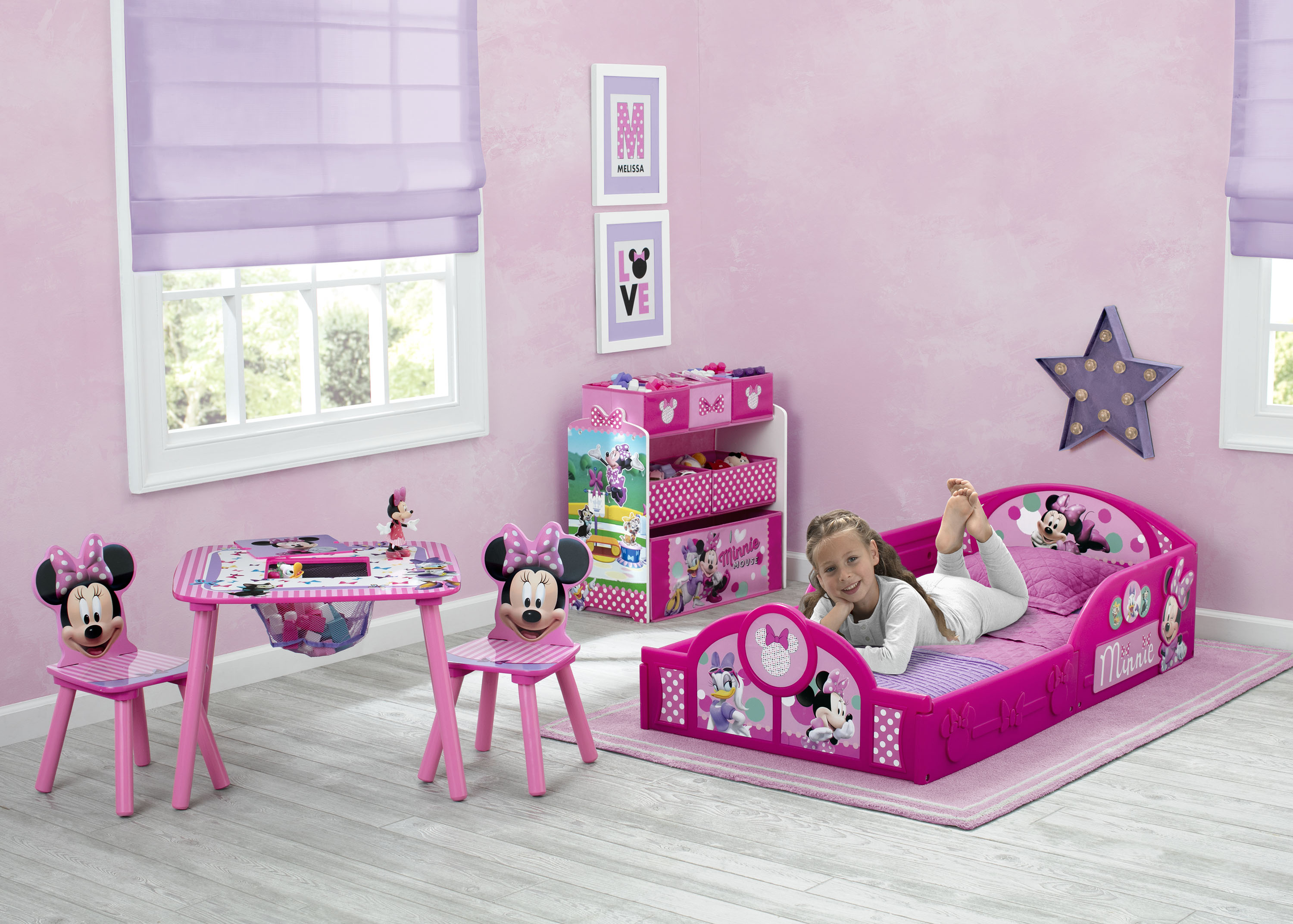 Cama Infantil Toddler Minnie Mouse 2 en 1 Dormir Jugar