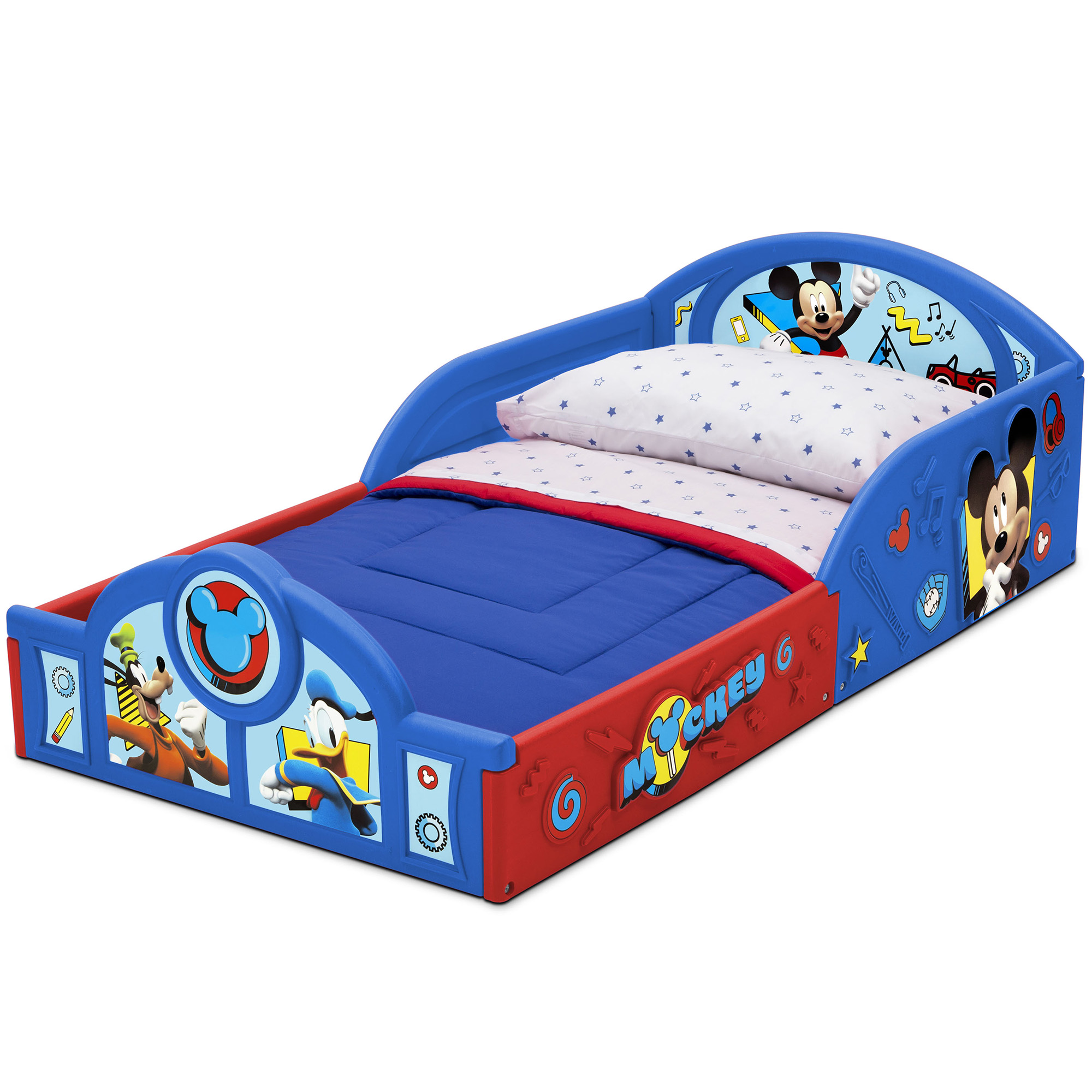 Cama Infantil Toddler Mickey Mouse 2 en 1 Dormir Jugar