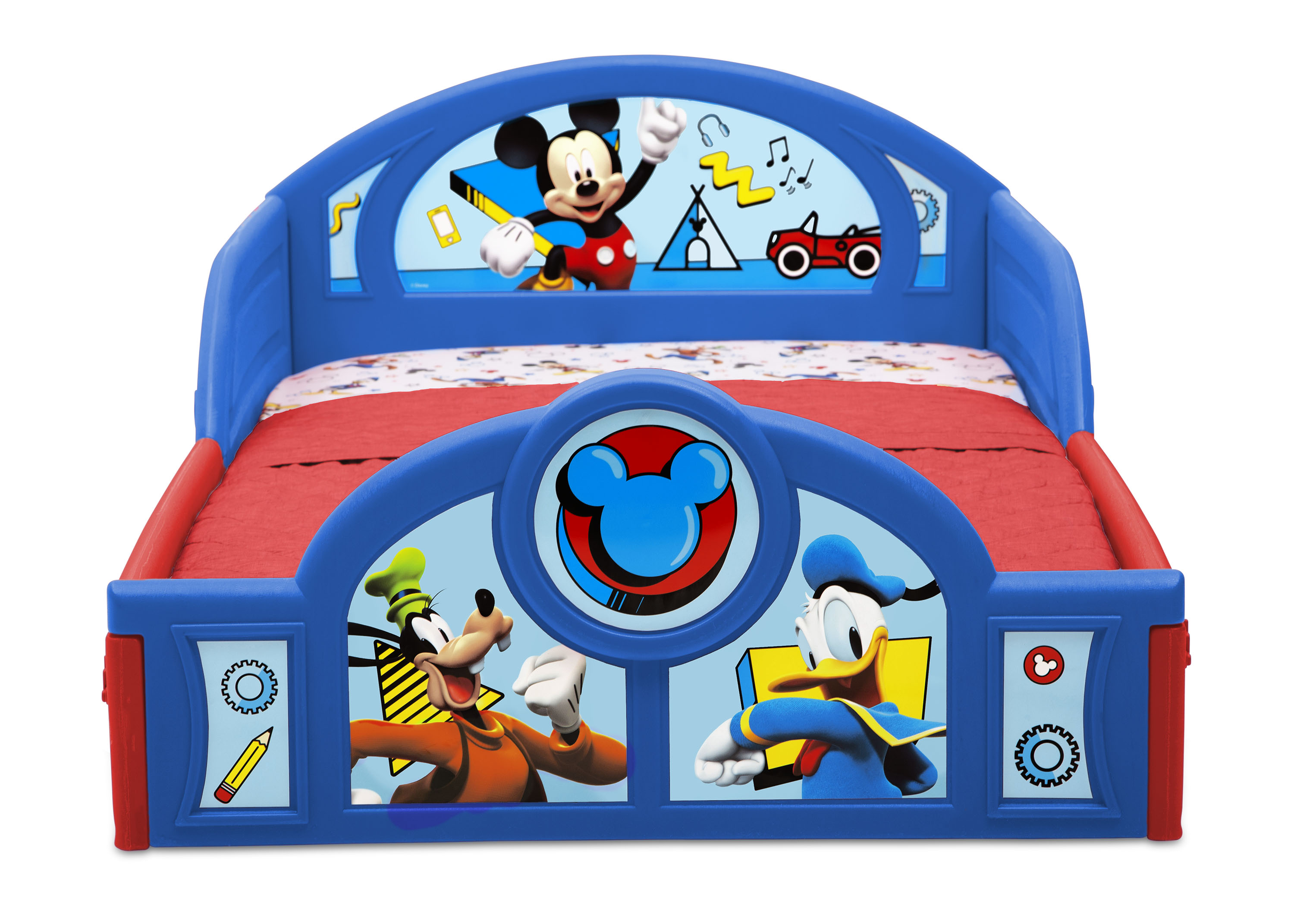 Cama Infantil Toddler Mickey Mouse 2 en 1 Dormir Jugar