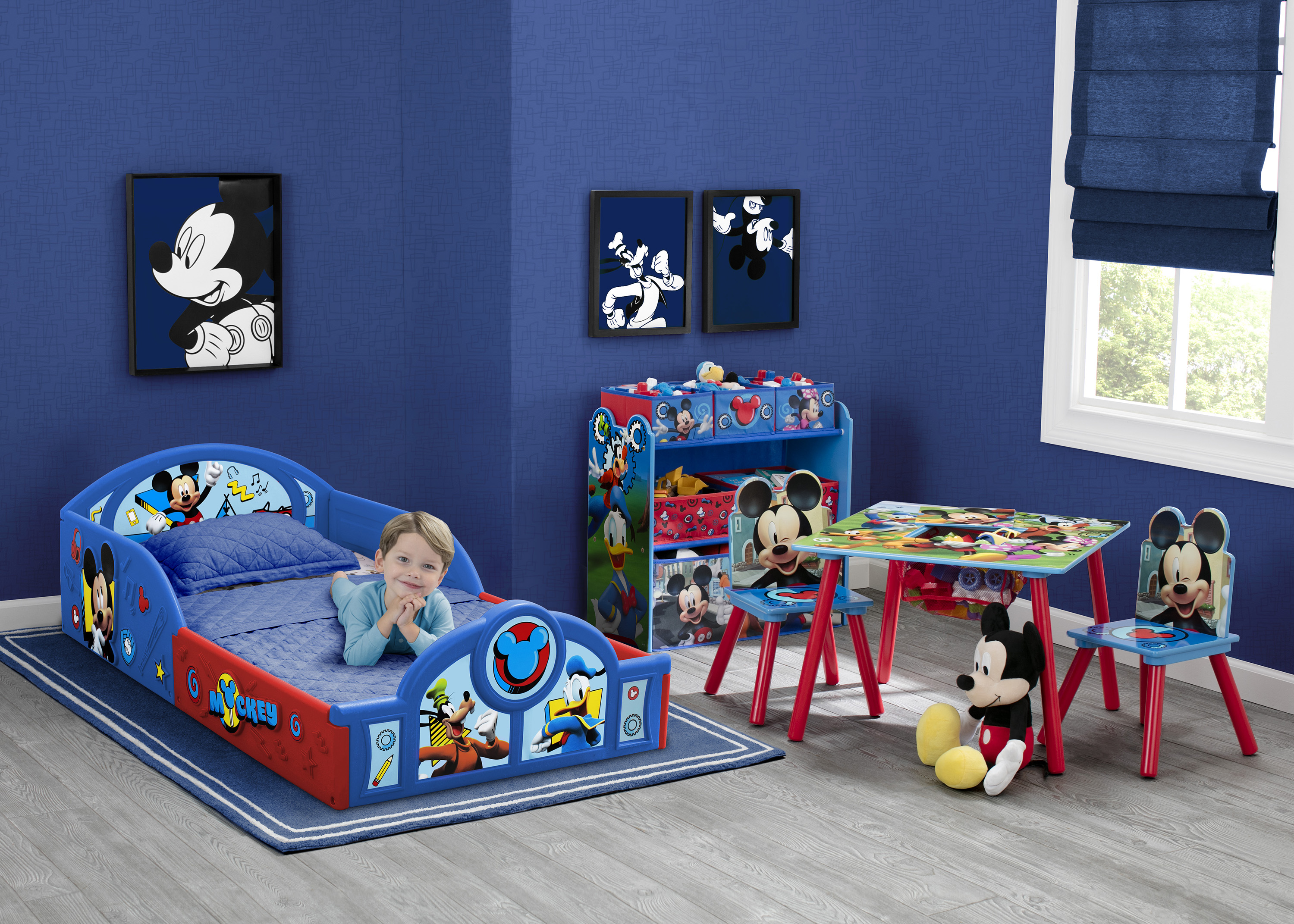 Cama Infantil Toddler Mickey Mouse 2 en 1 Dormir Jugar
