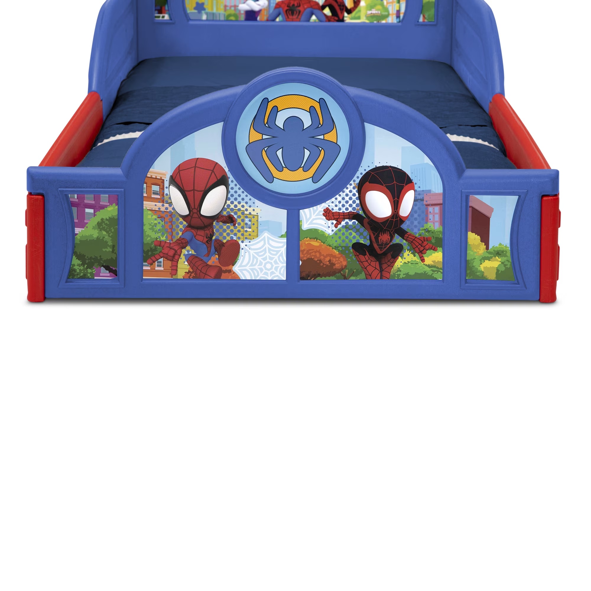 Cama Infantil Toddler Spidey y sus amigos 2 en 1 Dormir Jugar