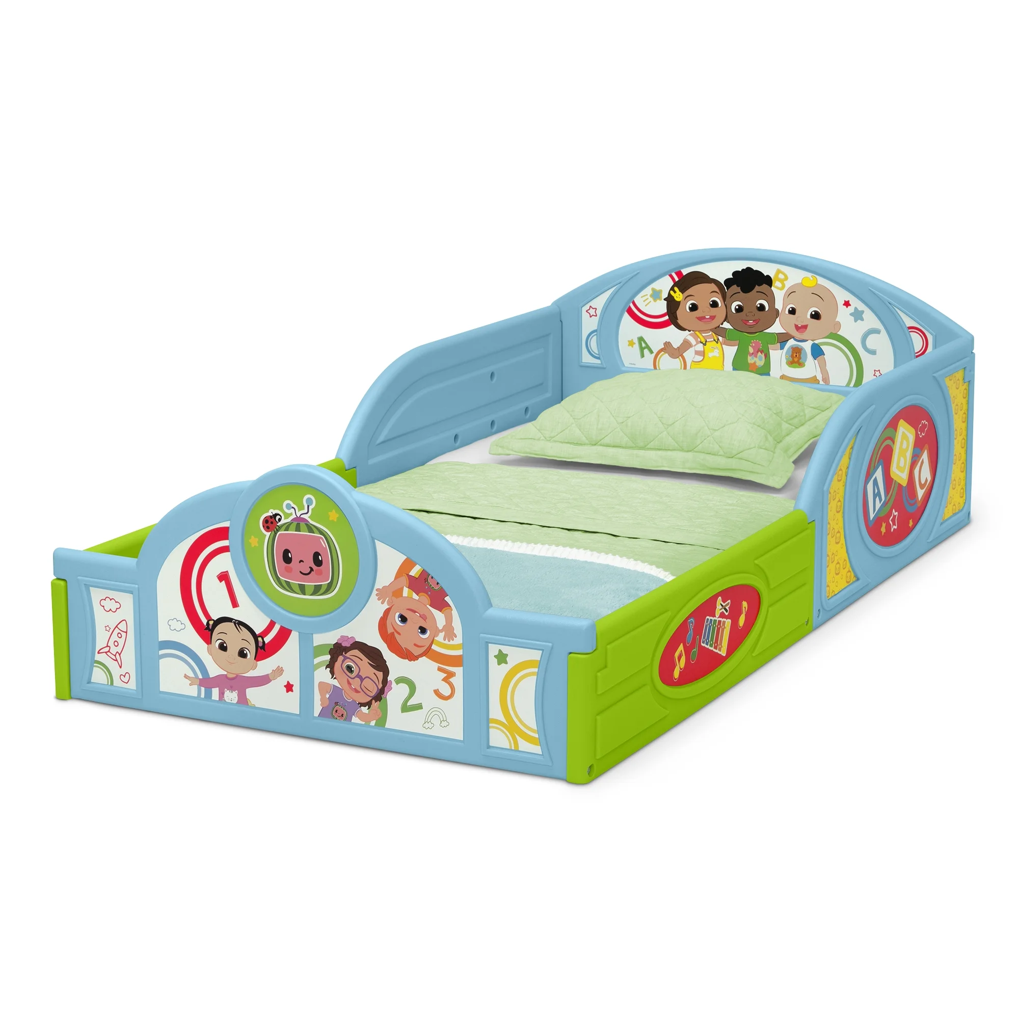 Cama Infantil Toddler Cocomelon 2 en 1 Dormir Jugar
