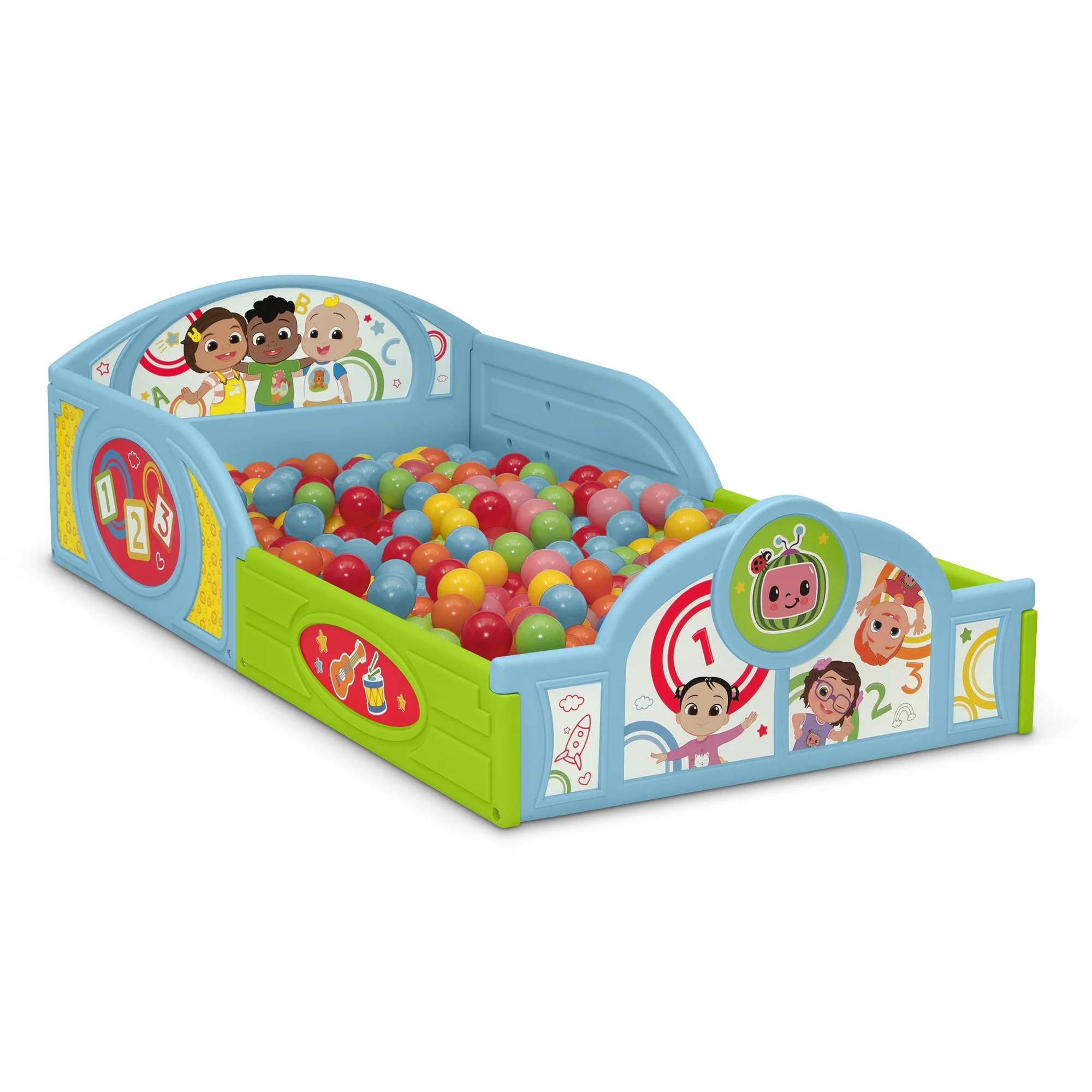 Cama Infantil Toddler Cocomelon 2 en 1 Dormir Jugar