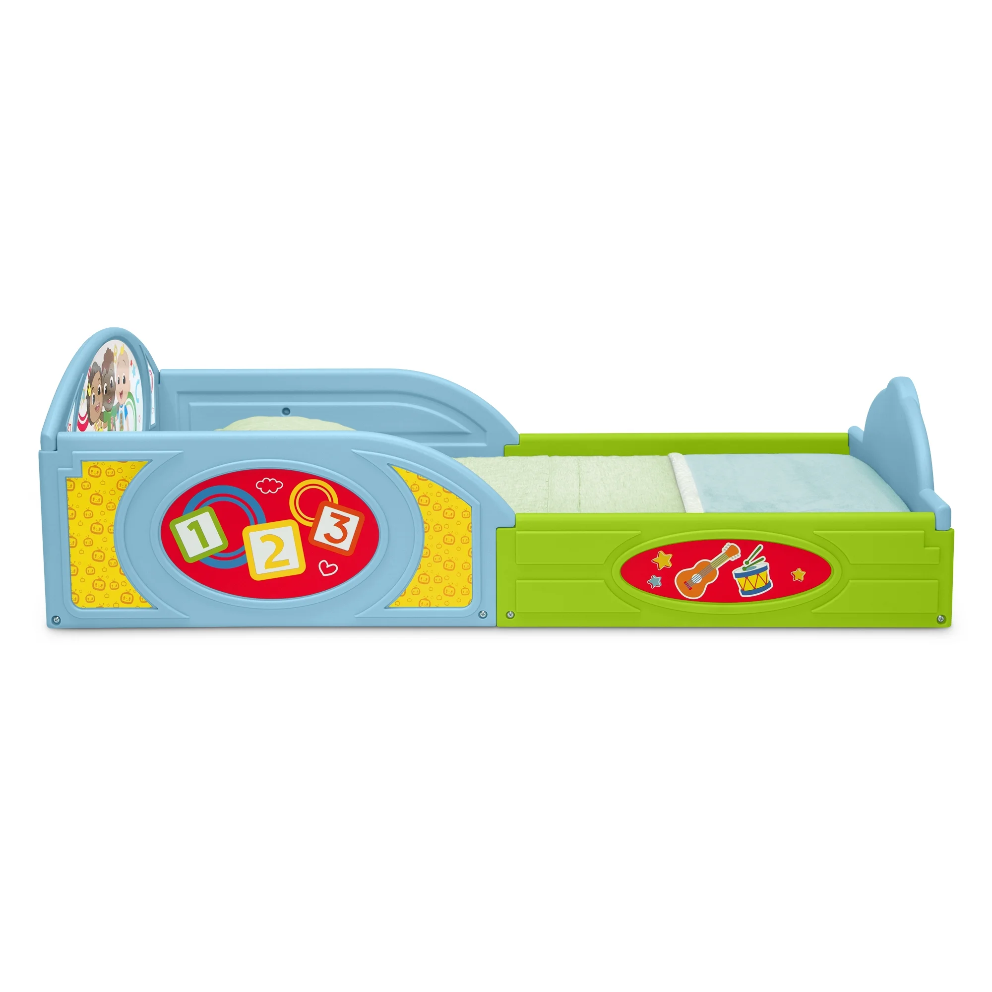 Cama Infantil Toddler Cocomelon 2 en 1 Dormir Jugar