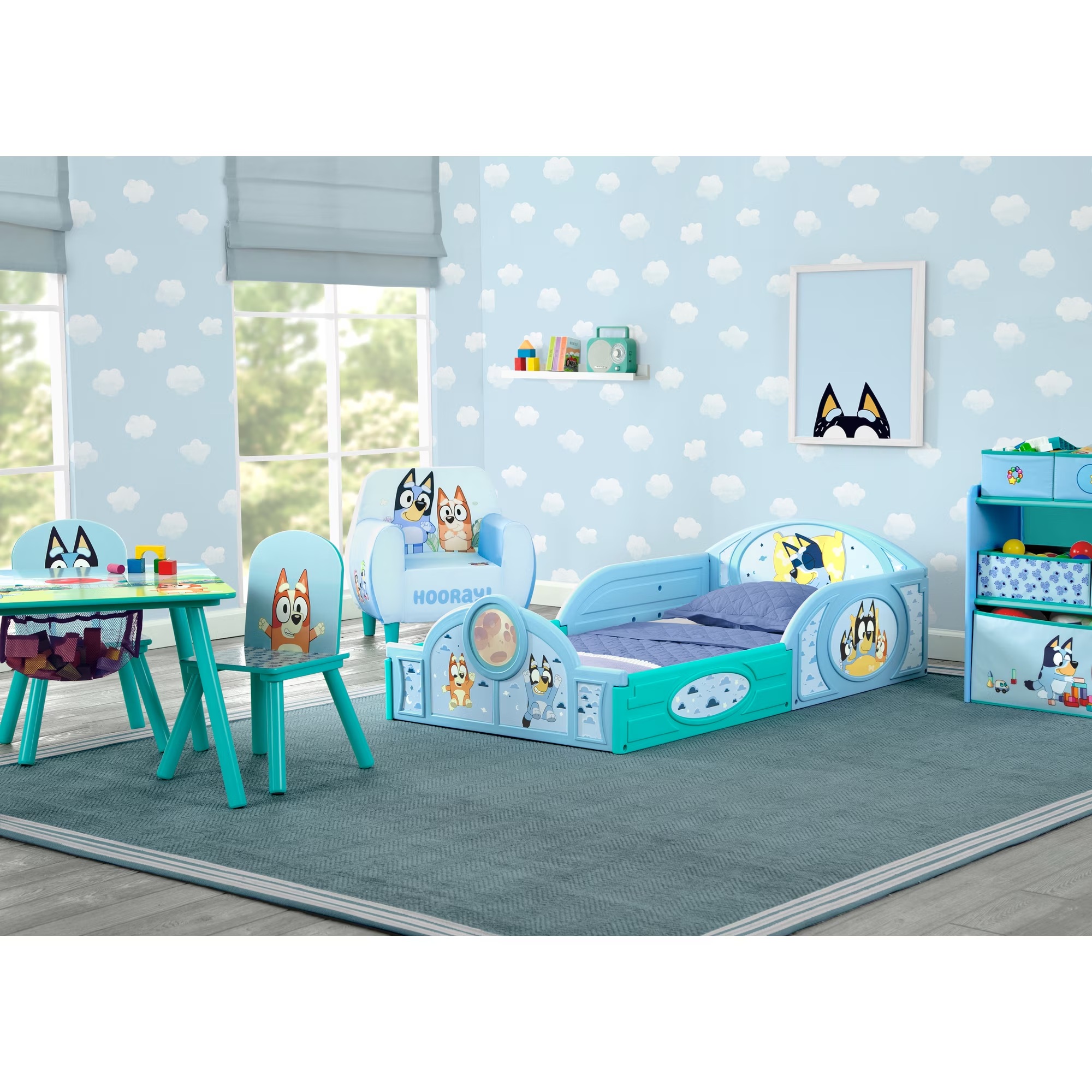 Cama Infantil Toddler Bluey 2 en 1 Dormir Jugar