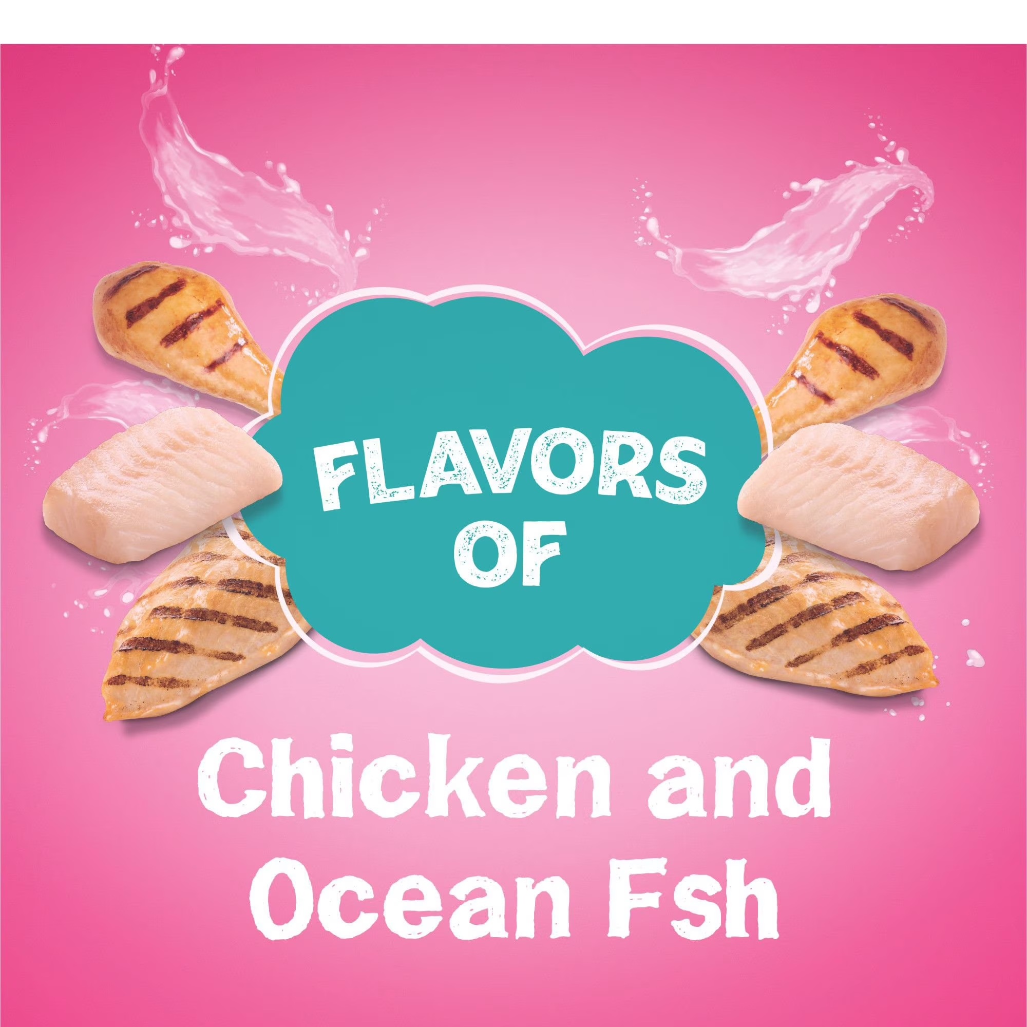 Friskies Land & Sea Adventures alimento seco para gato sabor a pollo y pescado de mar 14.5
