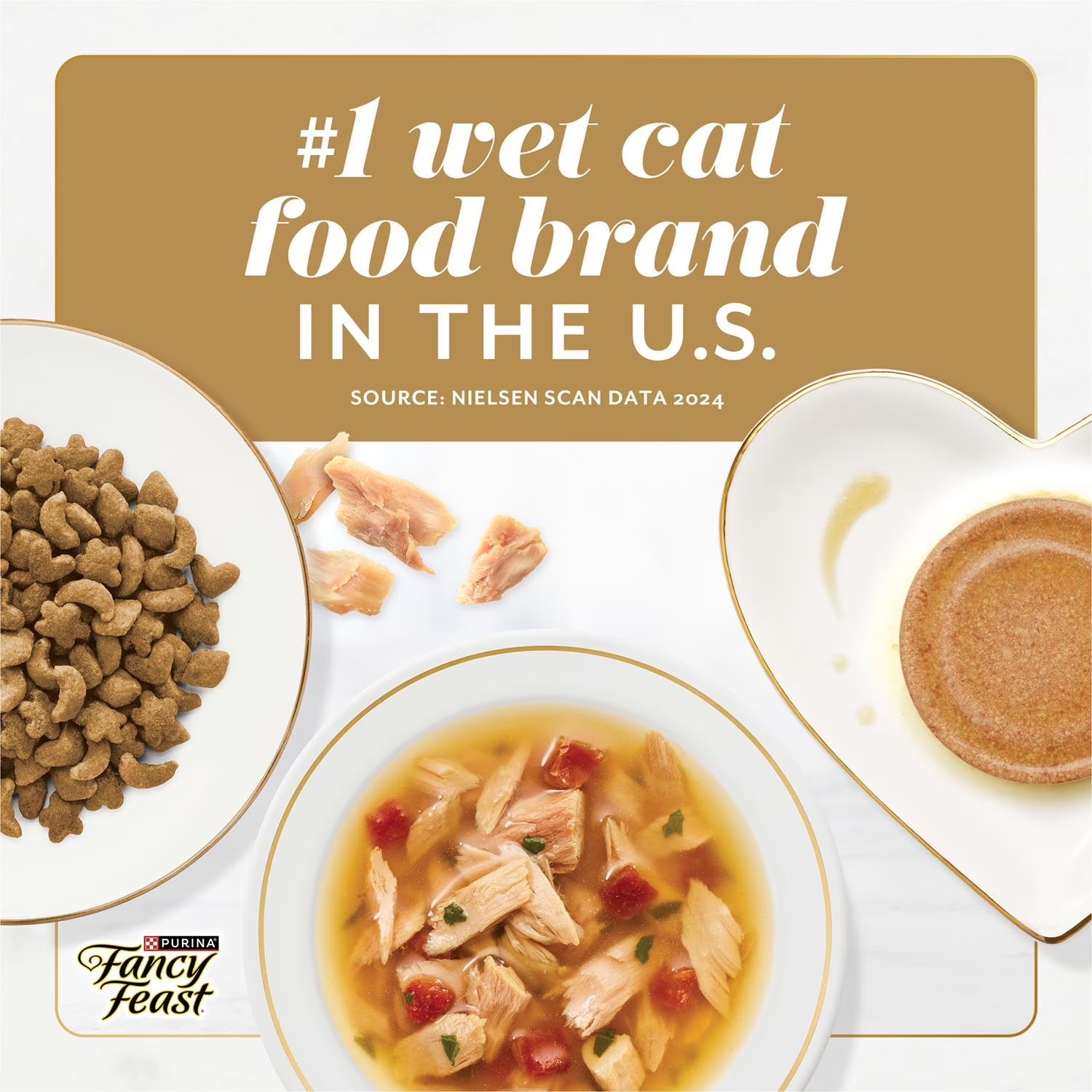 Purina Fancy Feast gems pate mousse para gato 40pz americano