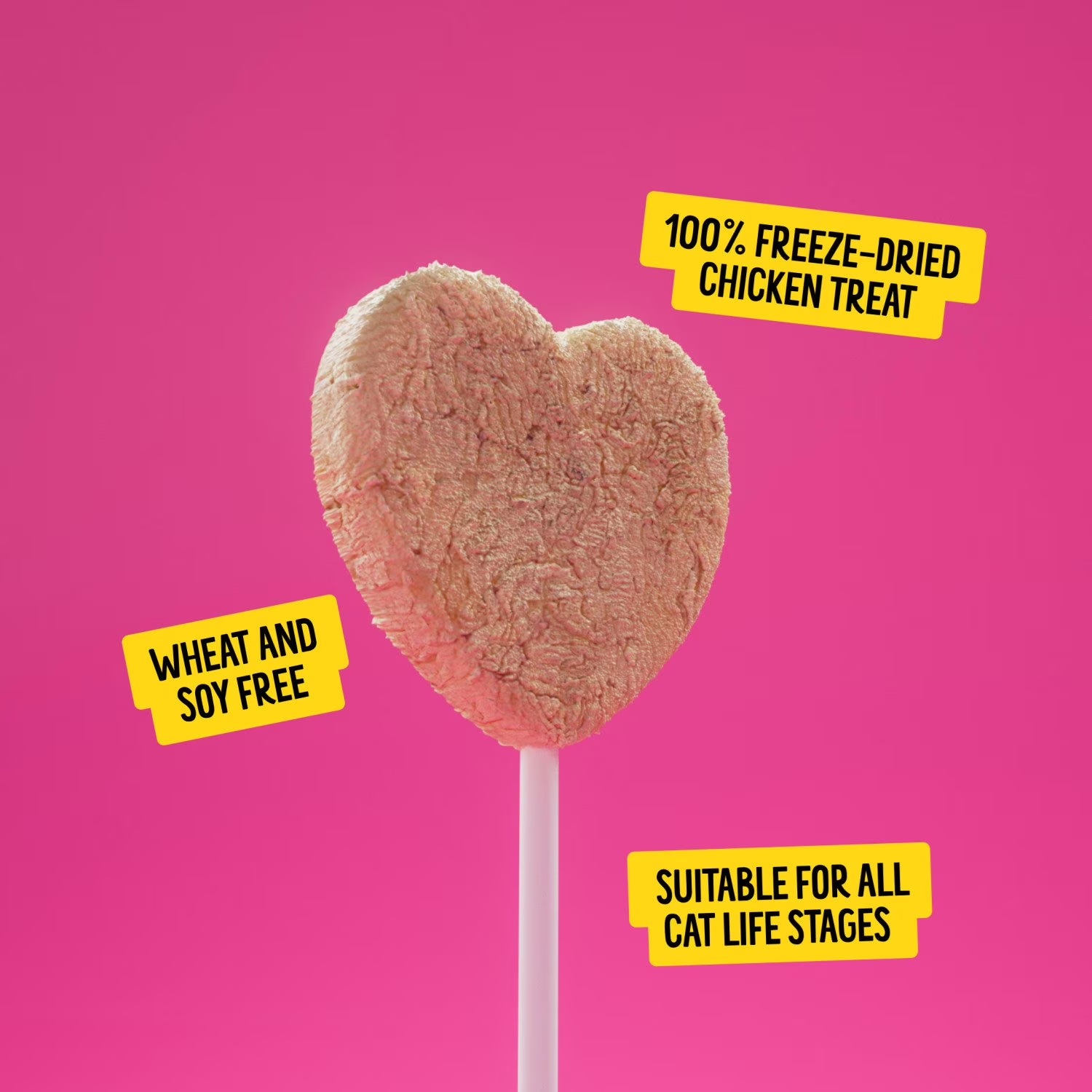 Bonkers Purrpops paleta golosinas sabor pollo para gato 36pz