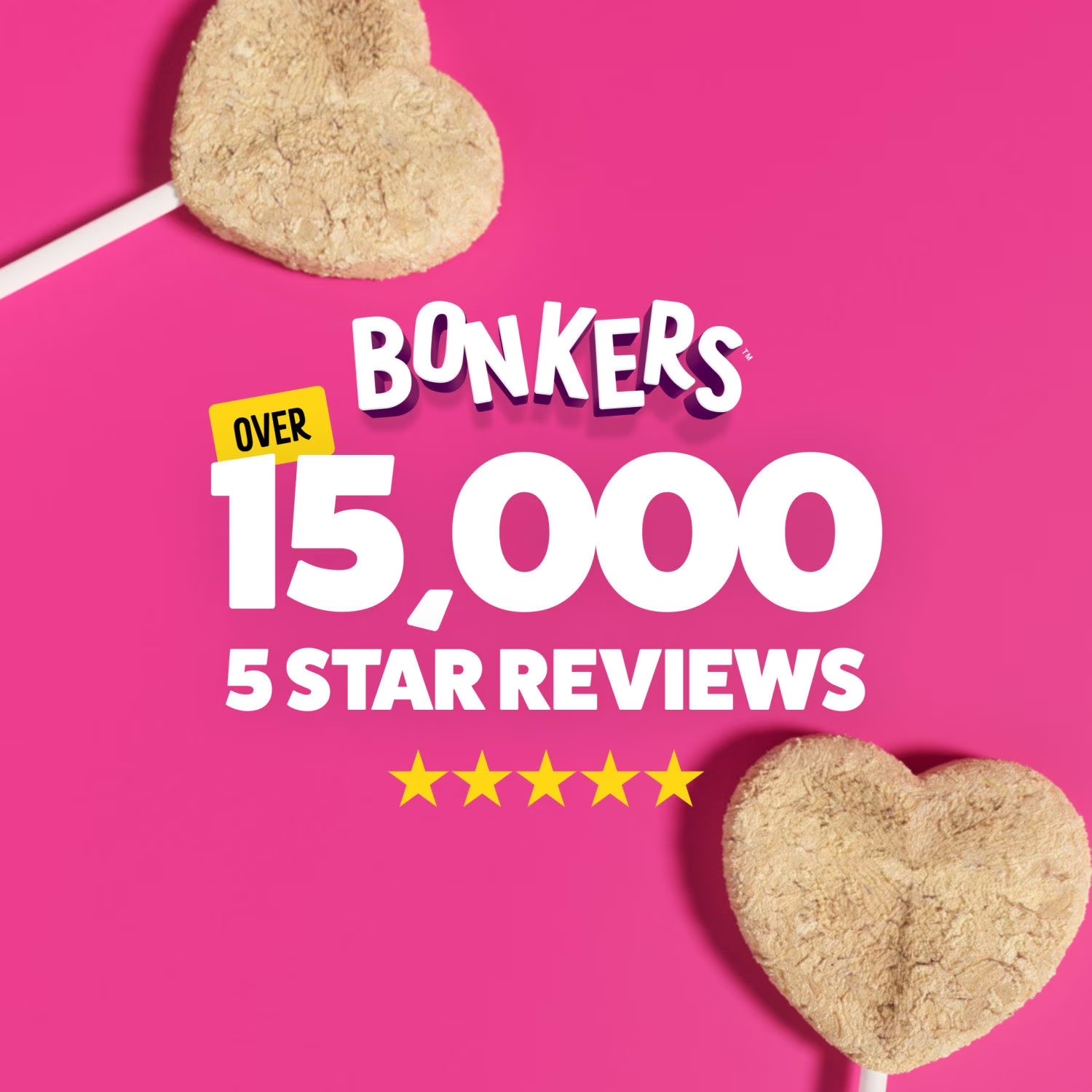 Bonkers Purrpops paleta golosinas sabor pollo para gato 36pz