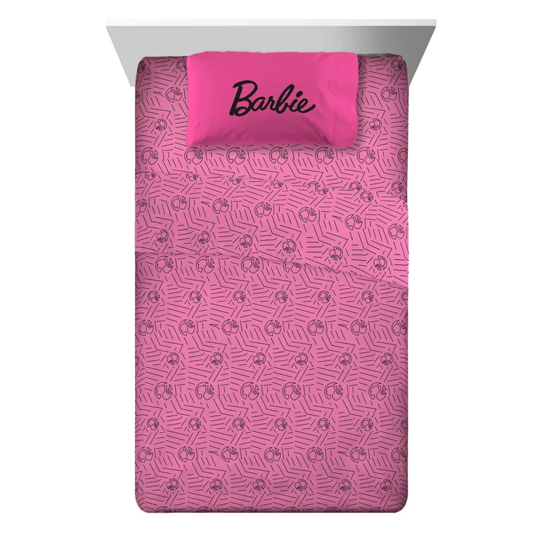 Juego de Sábanas Individual 3pz Barbie