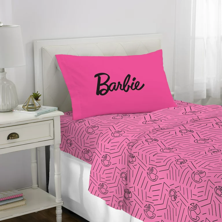 Juego de Sábanas Individual 3pz Barbie