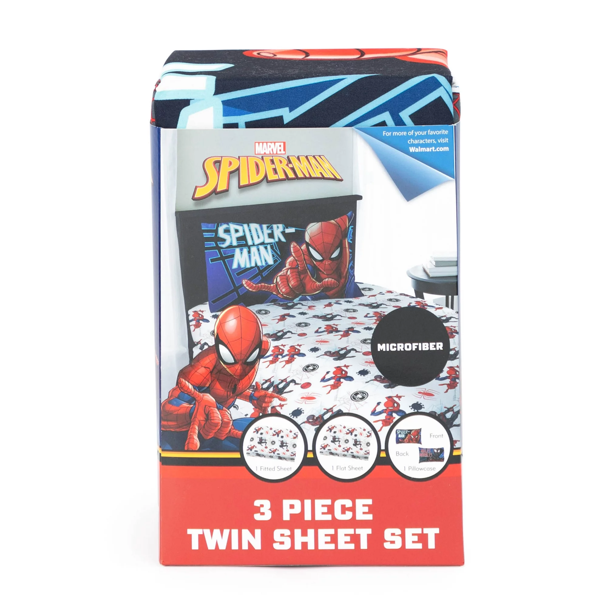 Juego de Sábanas Individual 3pz Spiderman
