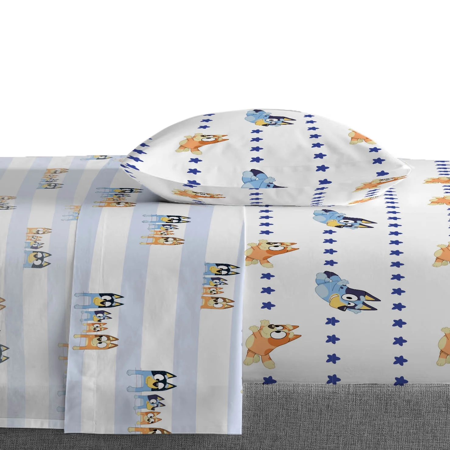 Juego de Sábanas Individual 3pz Bluey Azul