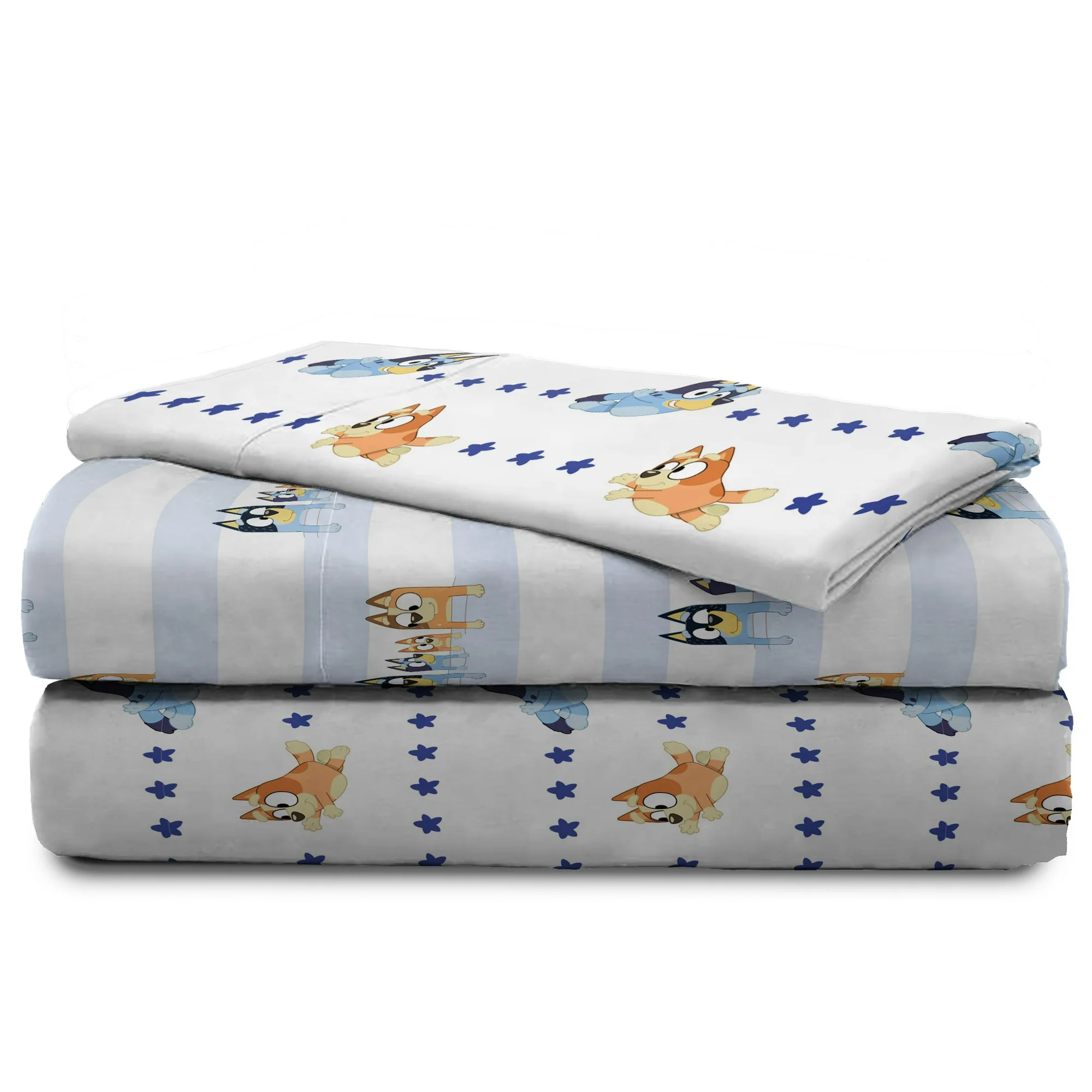 Juego de Sábanas Individual 3pz Bluey Azul