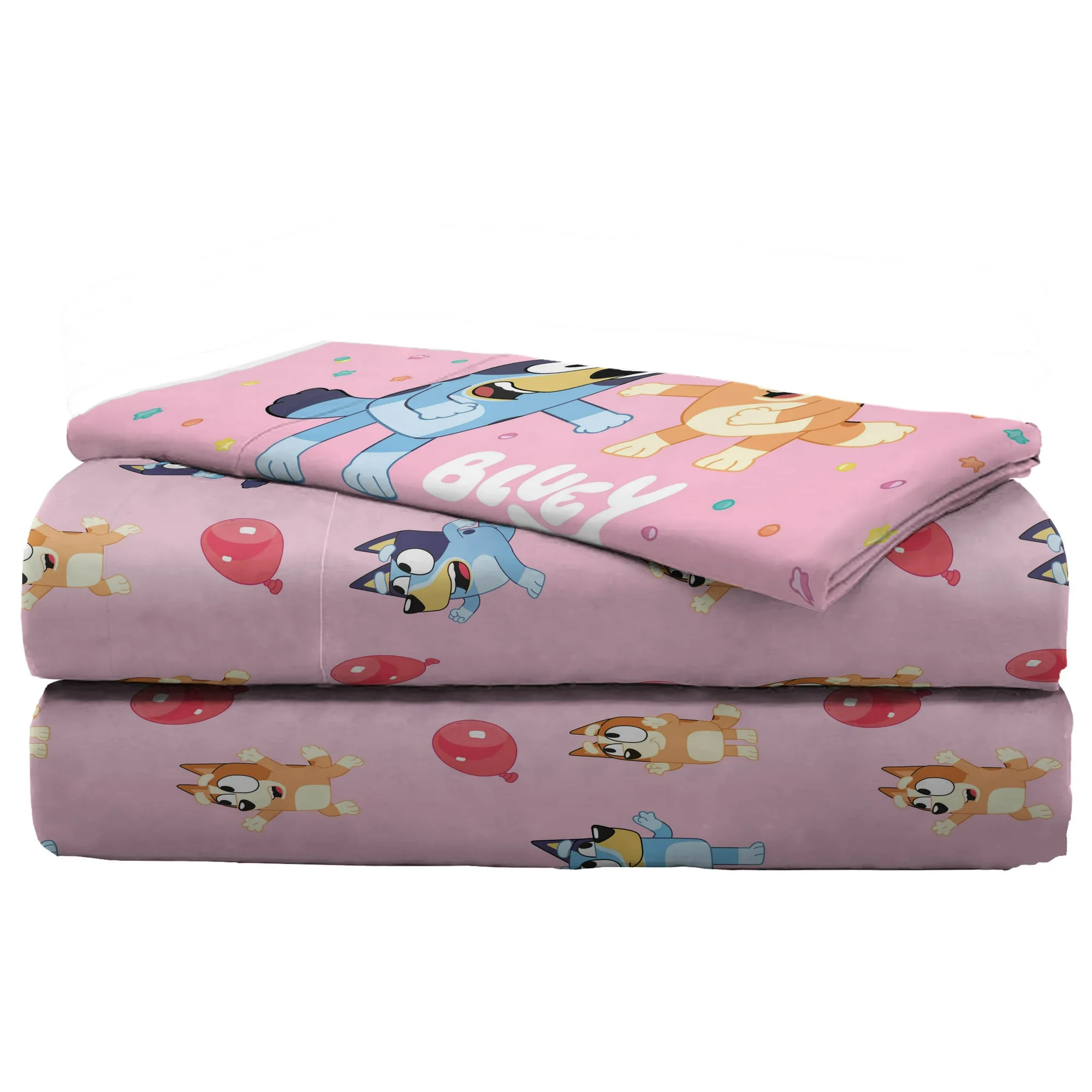 Juego de Sábanas Individual 3pz Bluey Rosa