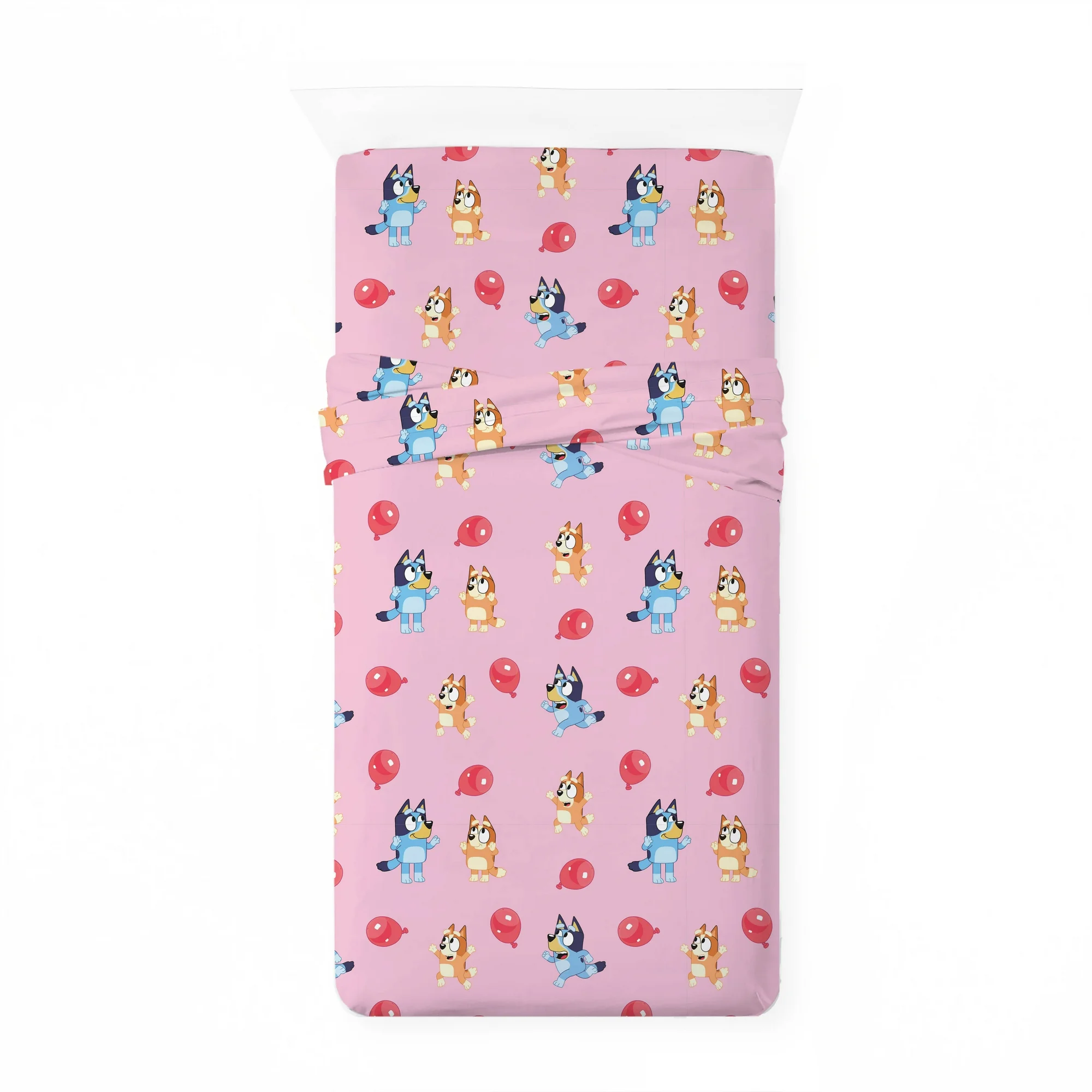 Juego de Sábanas Individual 3pz Bluey Rosa
