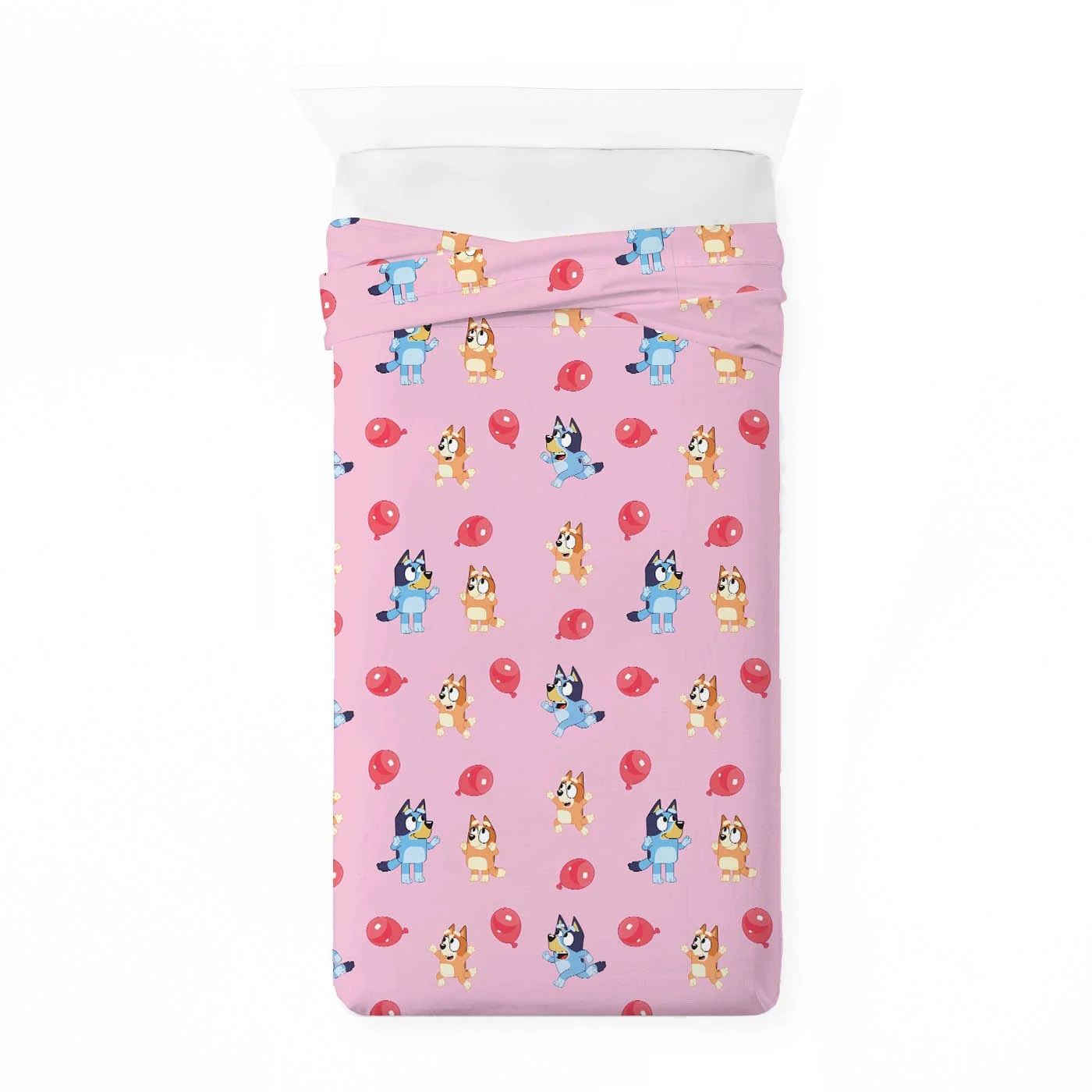 Juego de Sábanas Individual 3pz Bluey Rosa