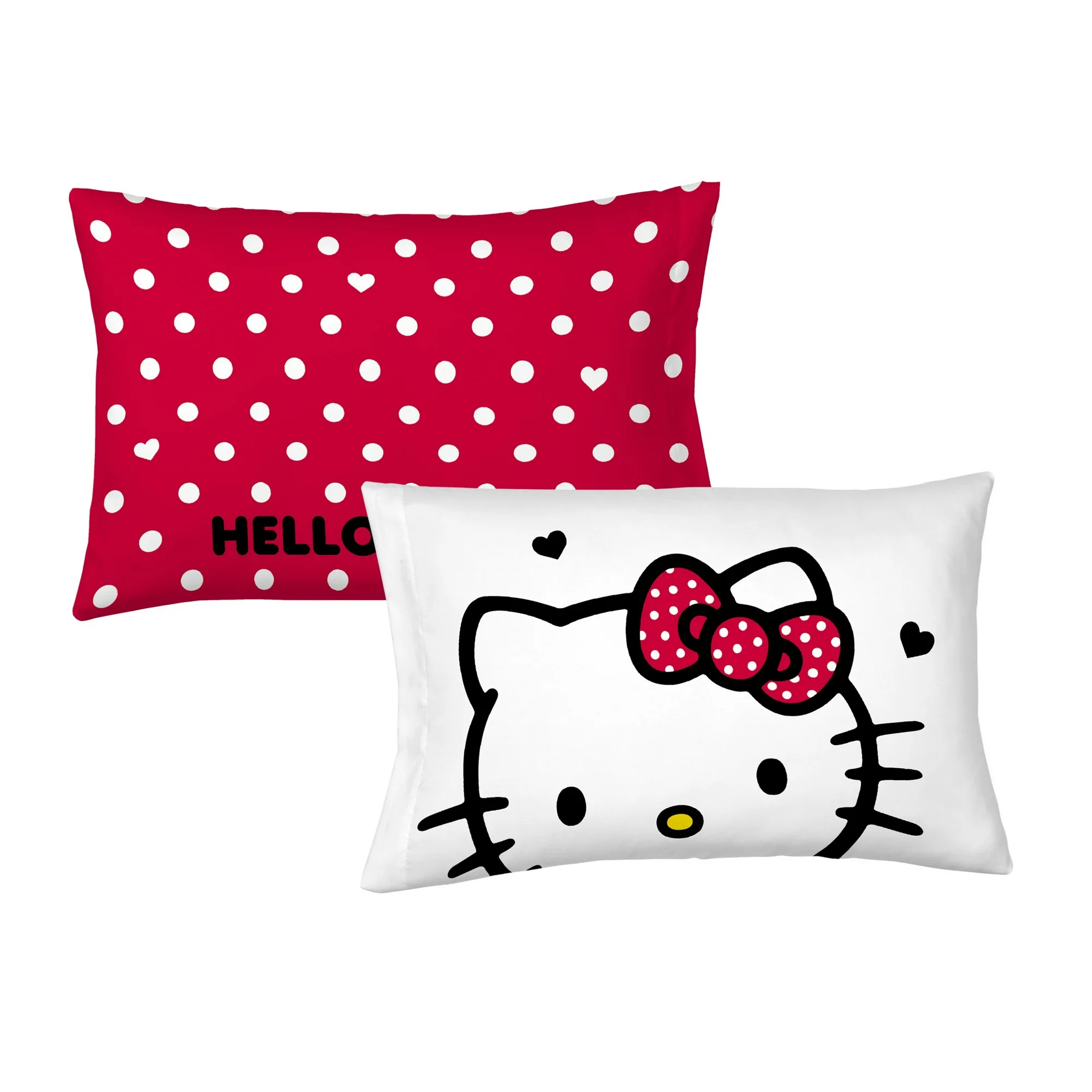 Juego de Sábanas Individual 3pz Hello Kitty Rojo
