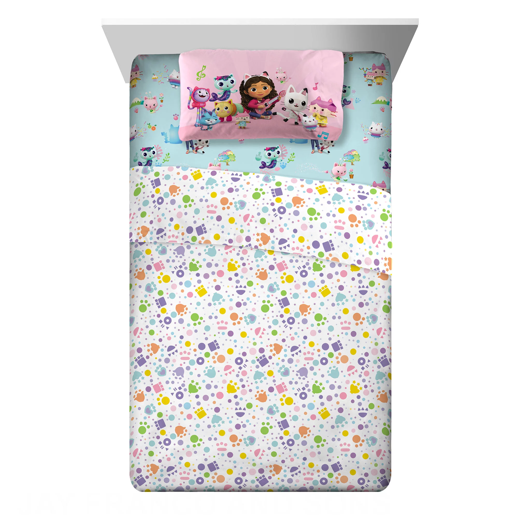 Juego de Sábanas Individual 3pz Gabby Dollhouse