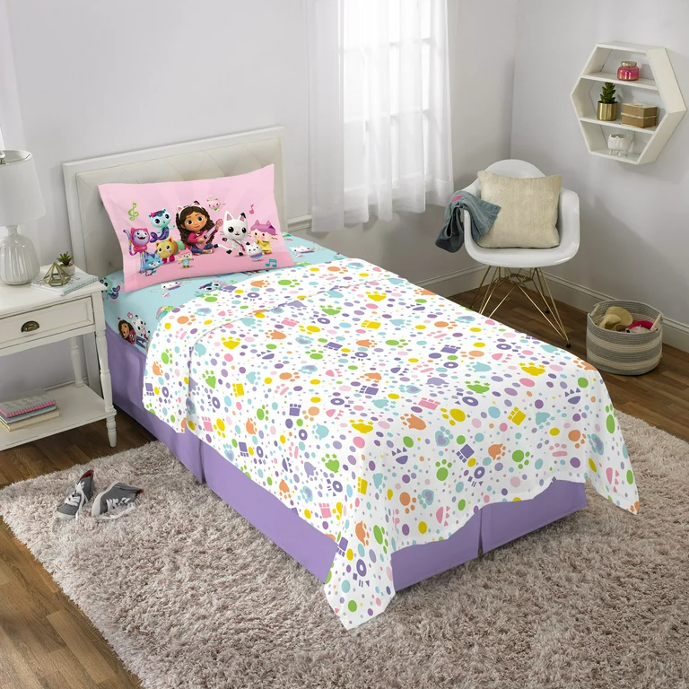 Juego de Sábanas Individual 3pz Gabby Dollhouse